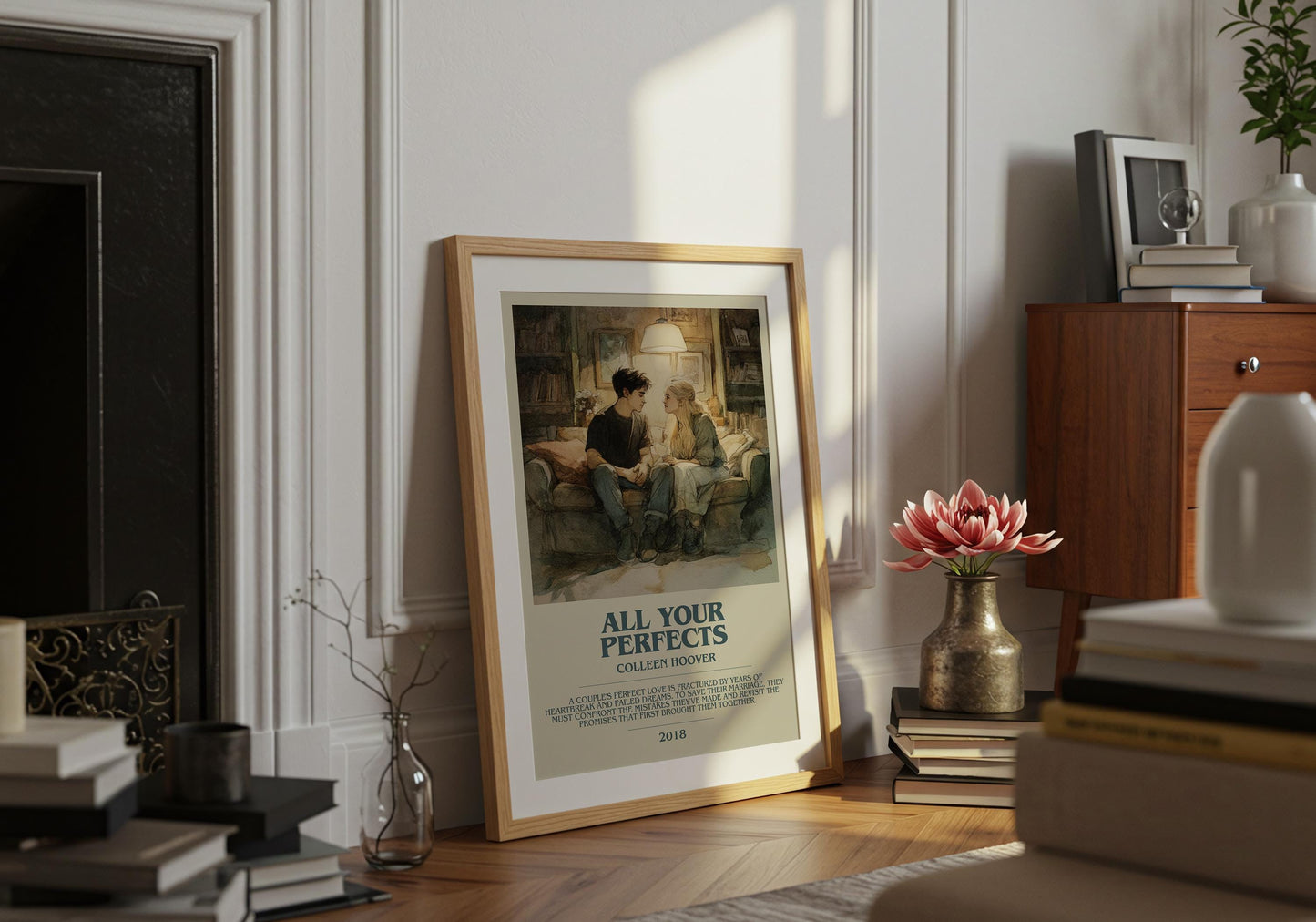 All Your Perfects by Colleen Hoover | Descriptive Book Poster | Modern