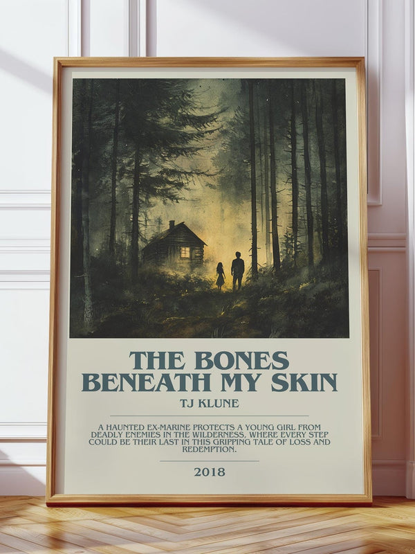 The Bones Beneath My Skin bookish book poster by Tj Klune – framed literary art print
