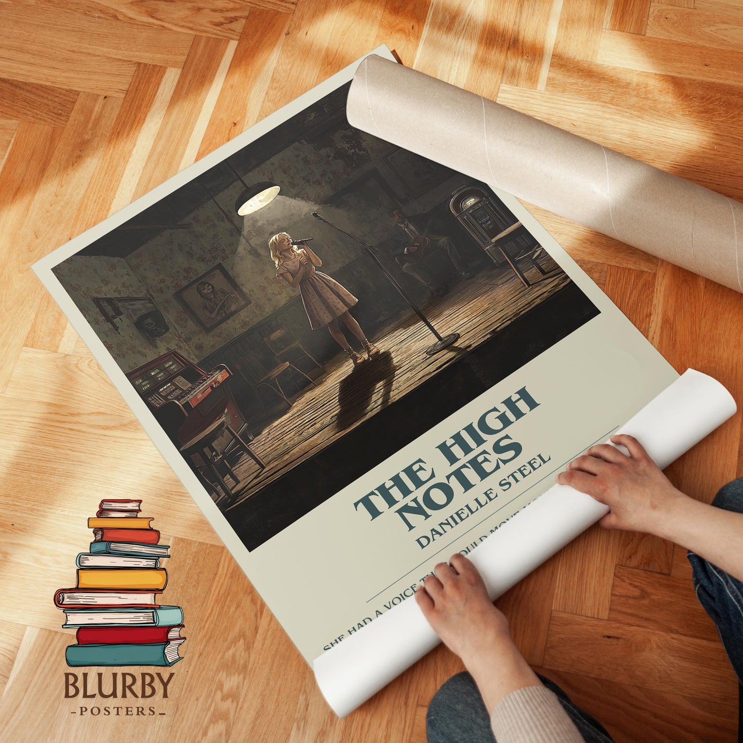 The High Notes book poster packaging – museum-quality print rolled in protective tube