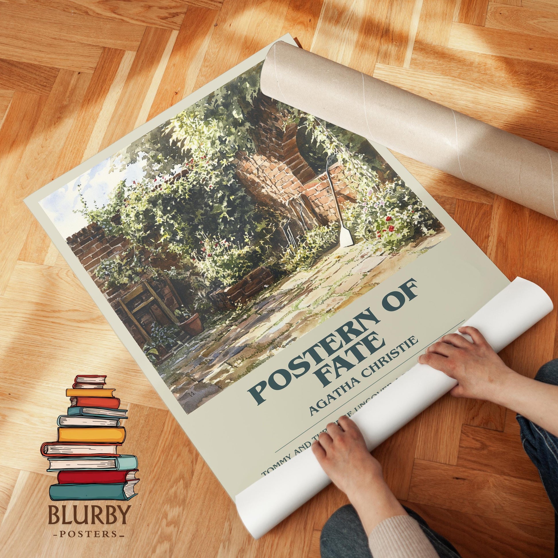Postern of Fate book poster packaging – museum-quality print rolled in protective tube