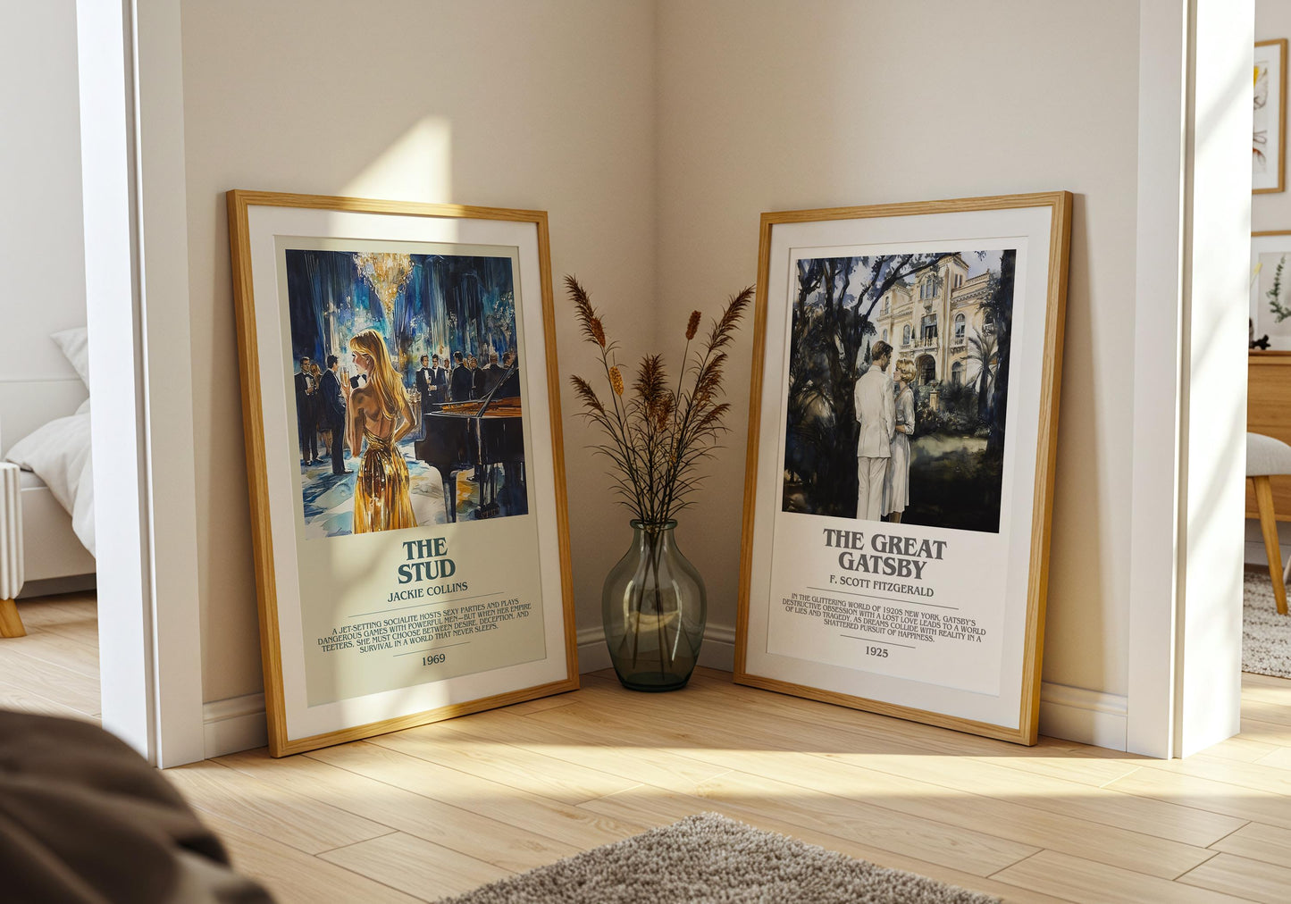 The Stud by Jackie Collins | Descriptive Modern Book Art | Poster