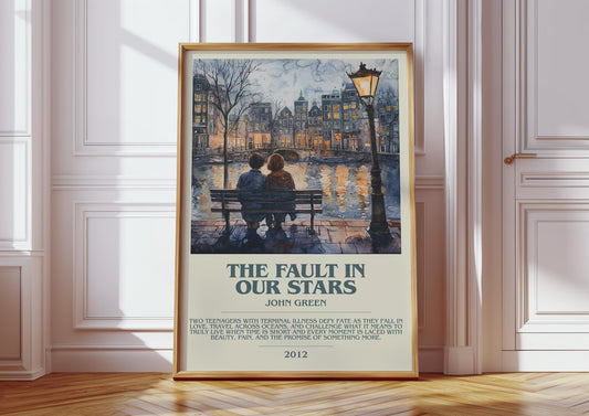 The Fault In Our Stars by John Green | Descriptive Modern Book Art | Poster