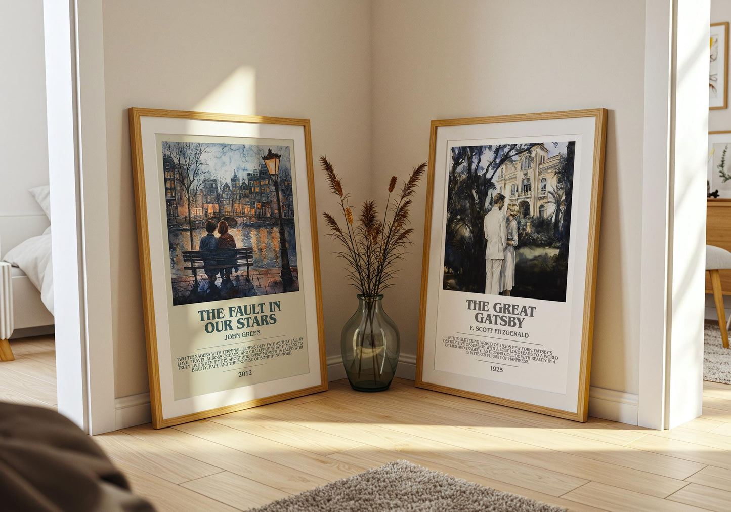 The Fault In Our Stars by John Green | Descriptive Modern Book Art | Poster