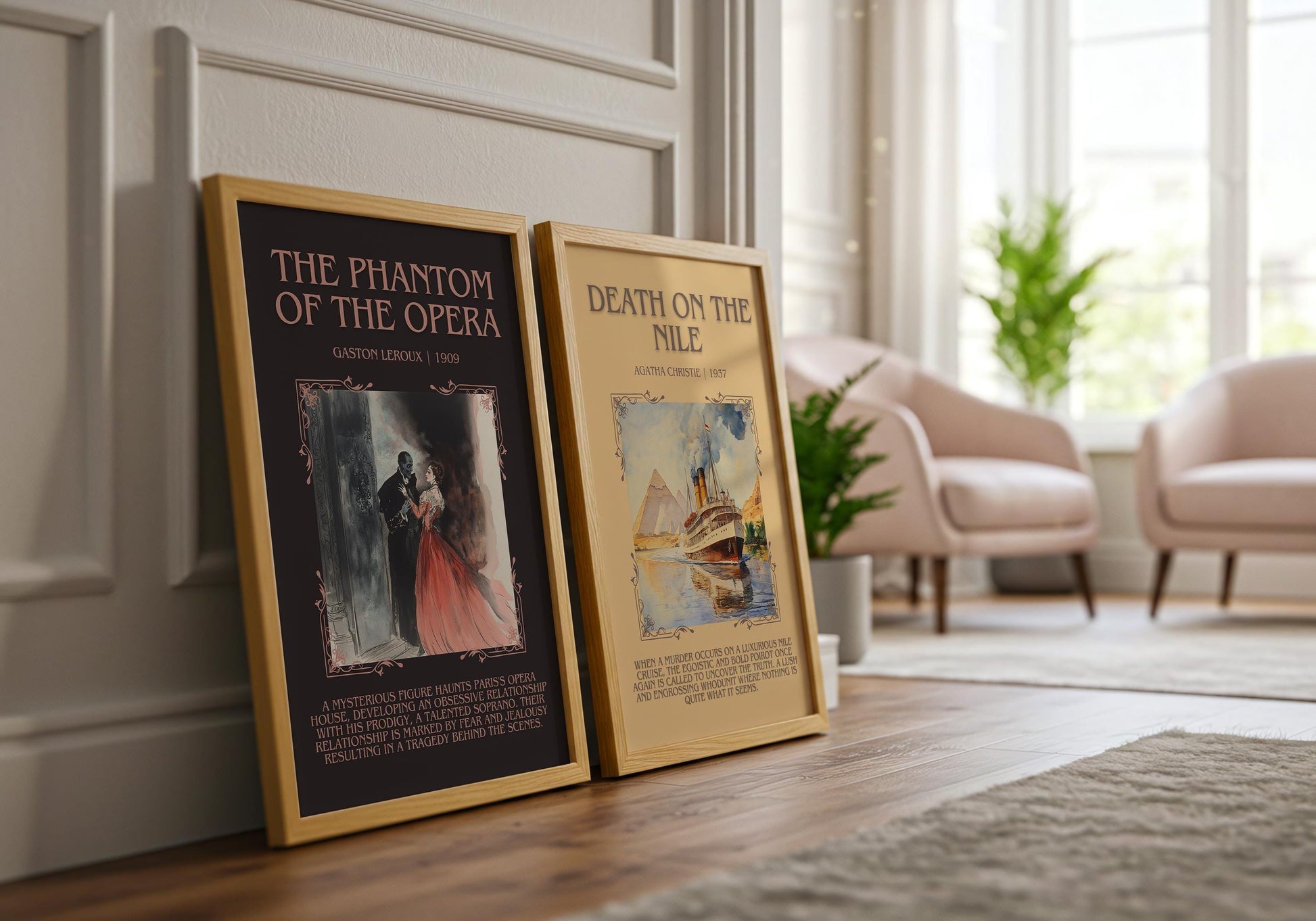 The Phantom of The Opera by Gaston Leroux | Descriptive Book Poster | Blurby