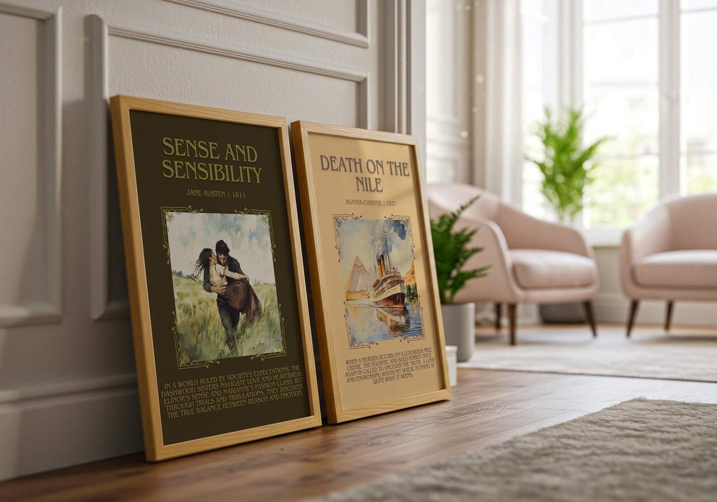 Sense and Sensibility by Jane Austen | Descriptive Book Poster | Blurby