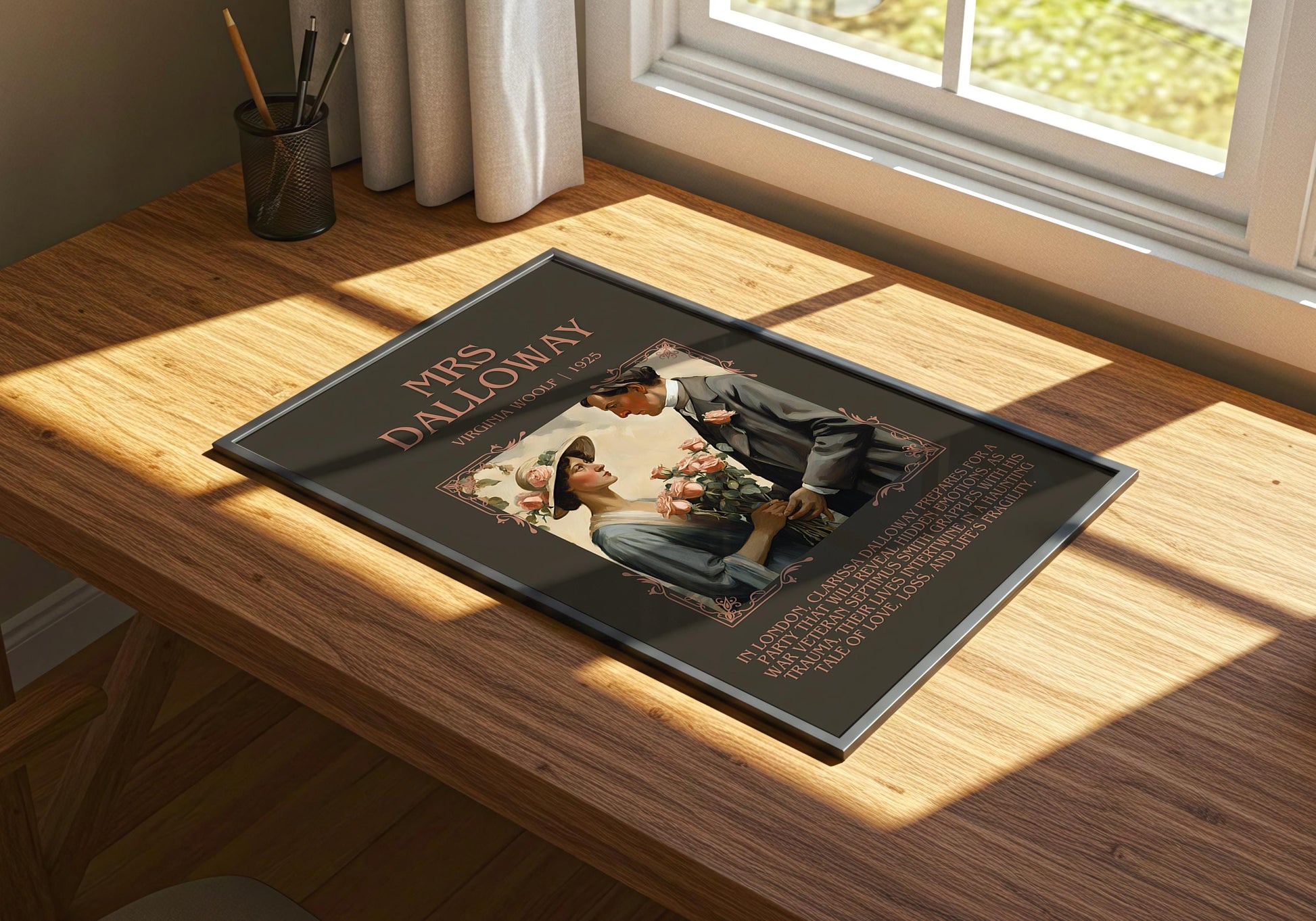 Mrs Dalloway by Virginia Woolf | Descriptive Book Poster | Blurby