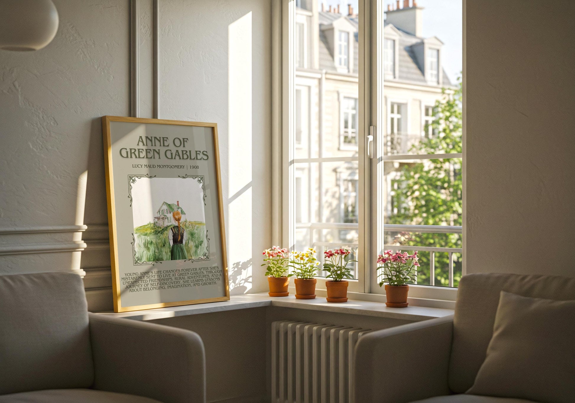 Anne Of Green Gables by Lucy Maud Montgomery | Descriptive Book Poster | Blurby