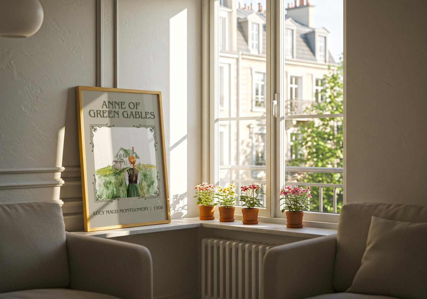 Anne Of Green Gables by Lucy Maud Montgomery | Descriptive Book Poster | Minimalist