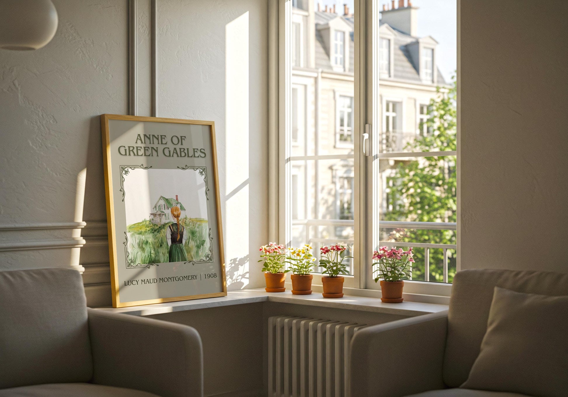 Anne Of Green Gables by Lucy Maud Montgomery | Descriptive Book Poster | Minimalist