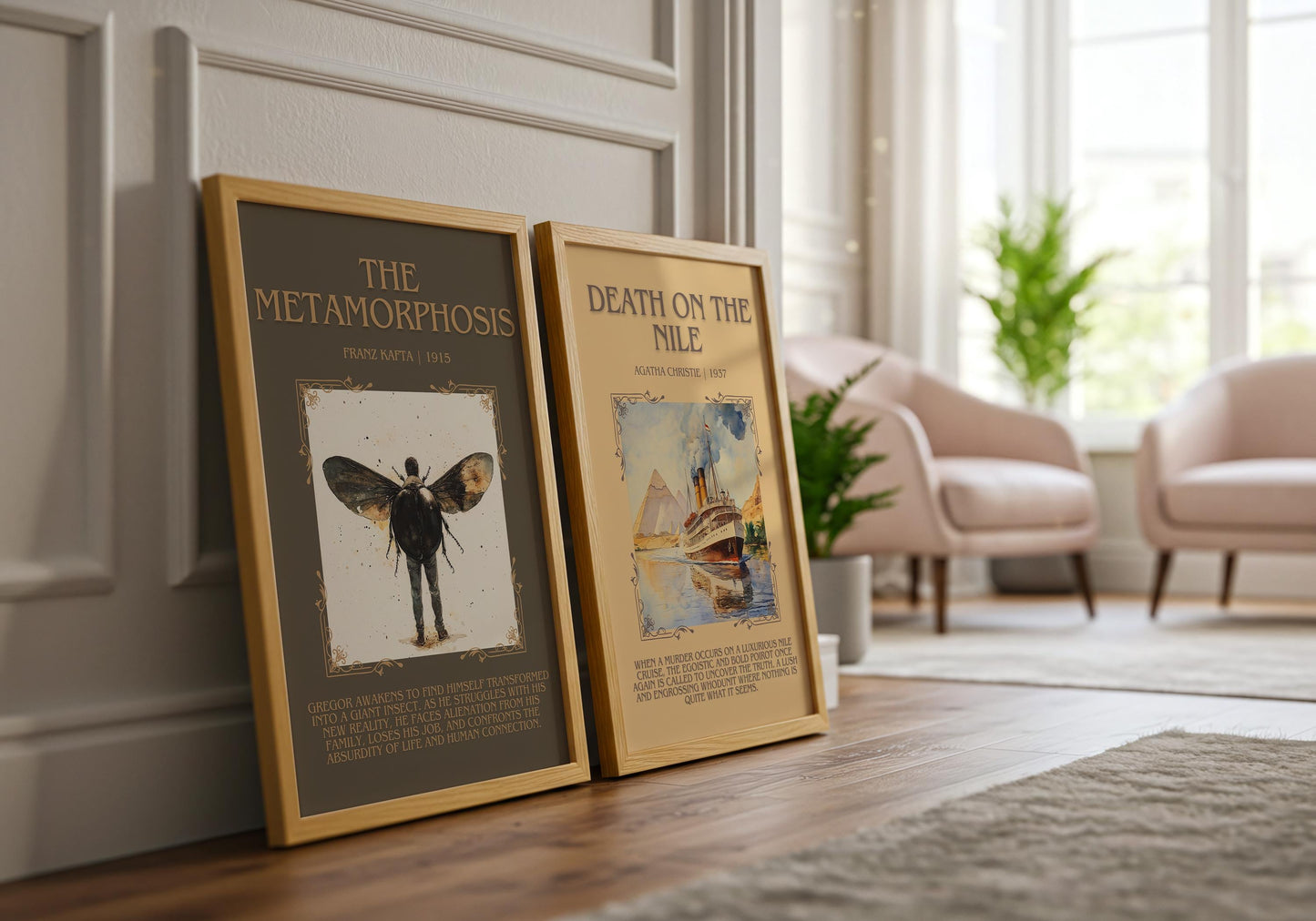 The Metamorphosis by Franz Kafka | Descriptive Book Poster | Blurby