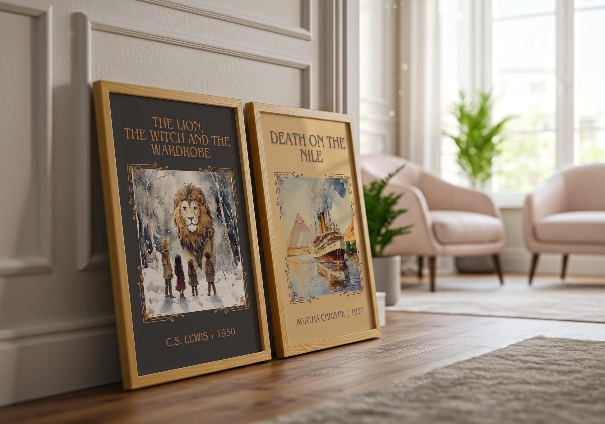 The Lion, The Witch and The Wardrobe by C.S.LEWIS | Descriptive Book Poster | Minimalist