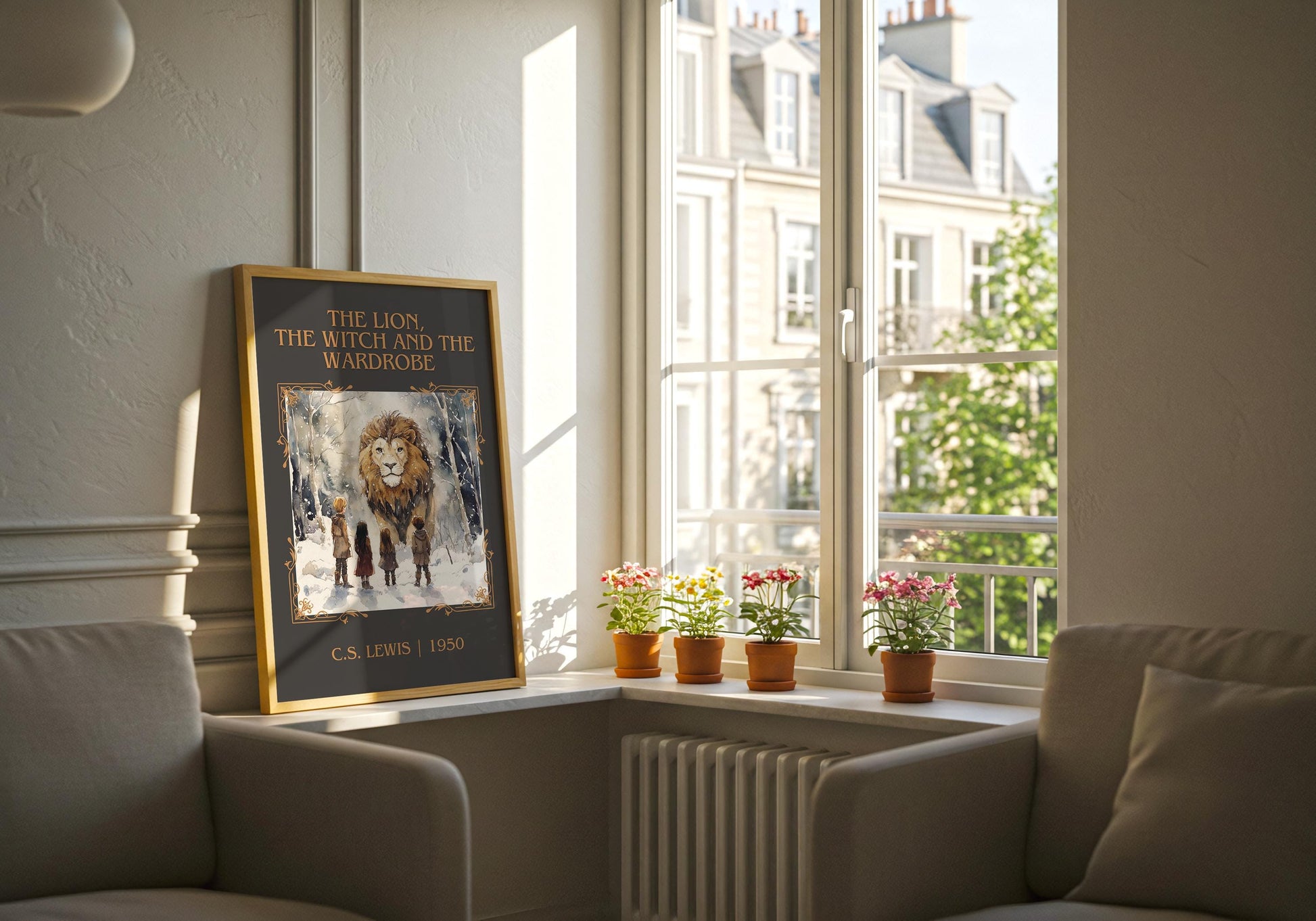 The Lion, The Witch and The Wardrobe by C.S.LEWIS | Descriptive Book Poster | Minimalist