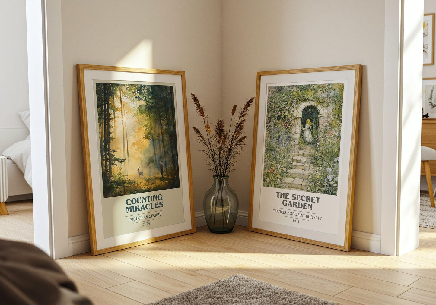 Counting Miracles book poster packaging – museum-quality print rolled in protective tube