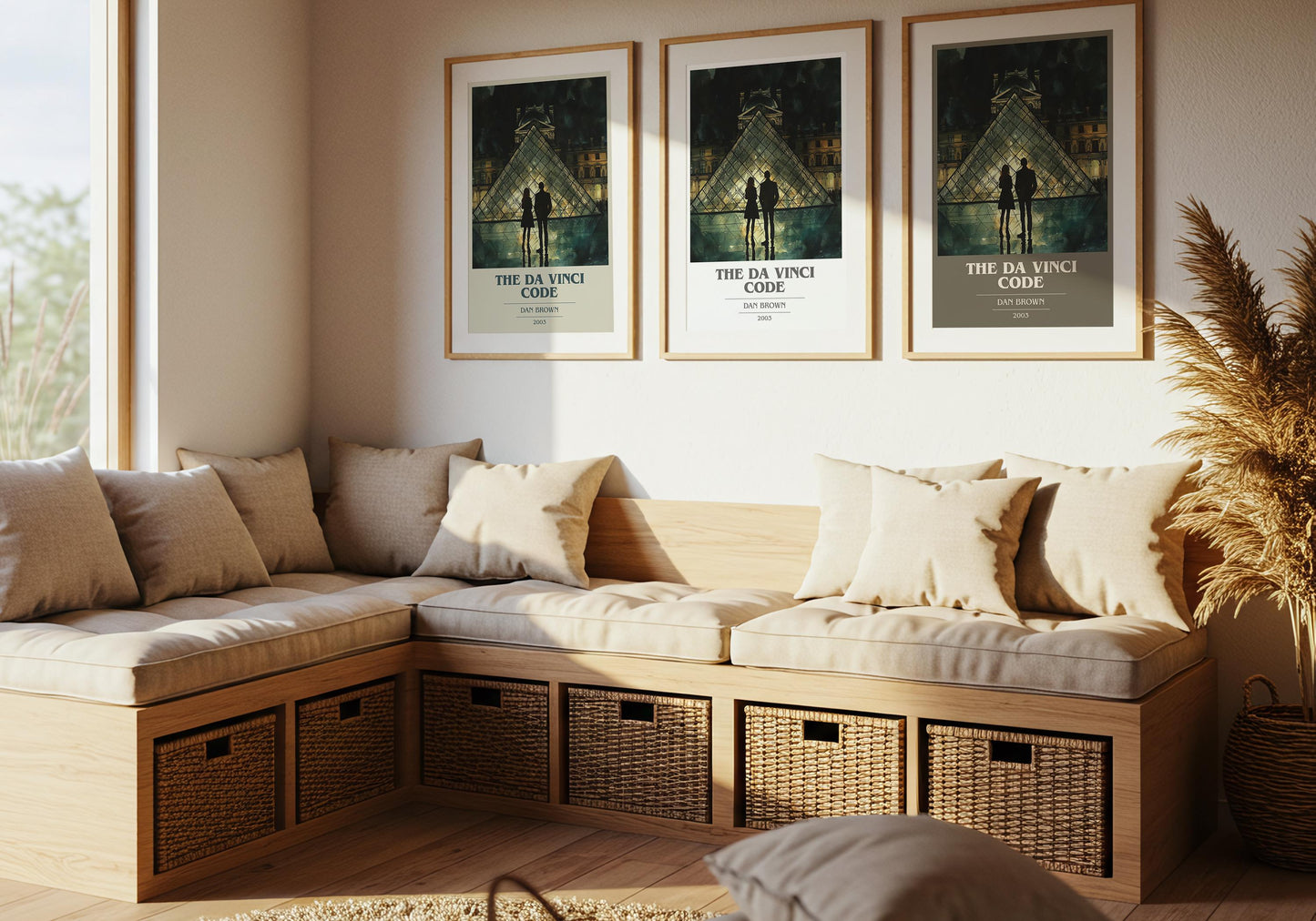 The Da Vinci Code by Dan Brown | Book Poster | Literary Art Gift For Book Lover | Novel Inspired Wall Art | Free Delivery