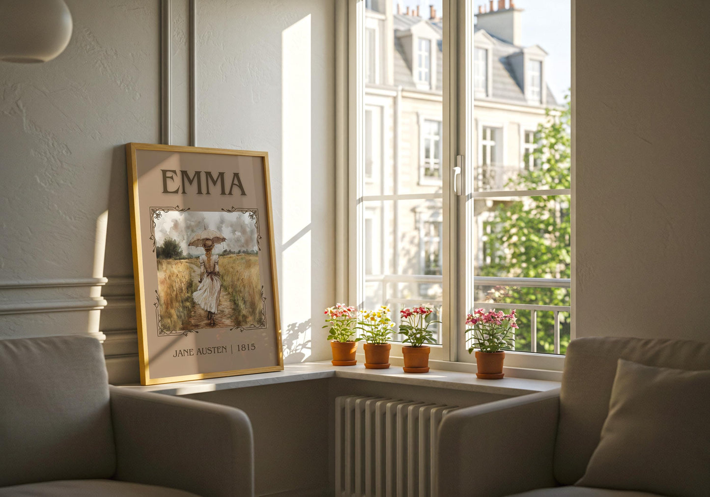 Emma by Jane Austen | Descriptive Book Poster | Minimalist