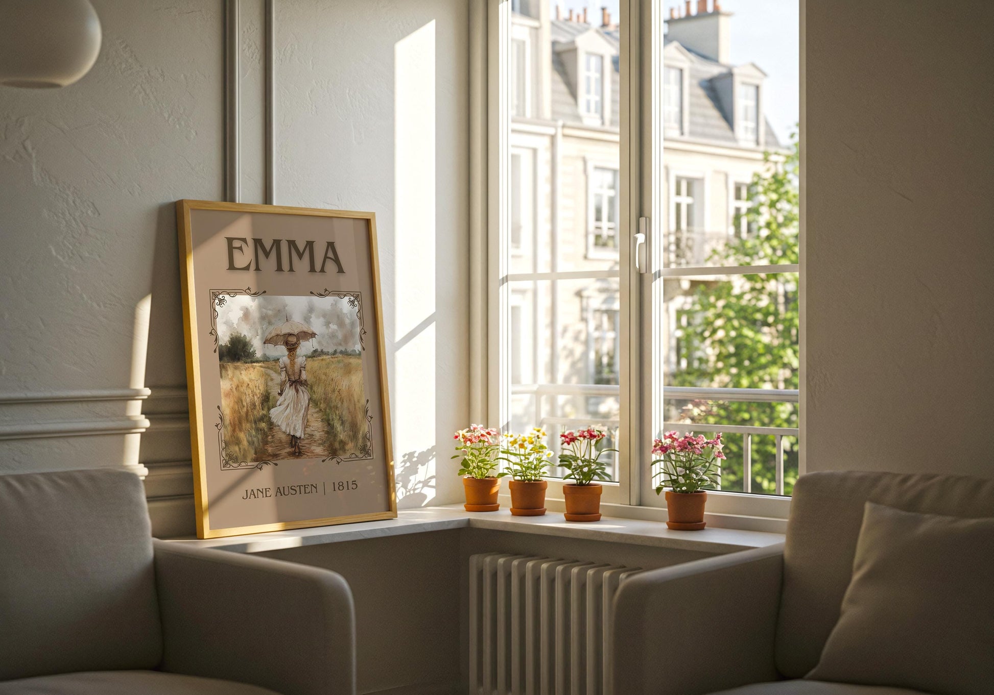 Emma by Jane Austen | Descriptive Book Poster | Minimalist