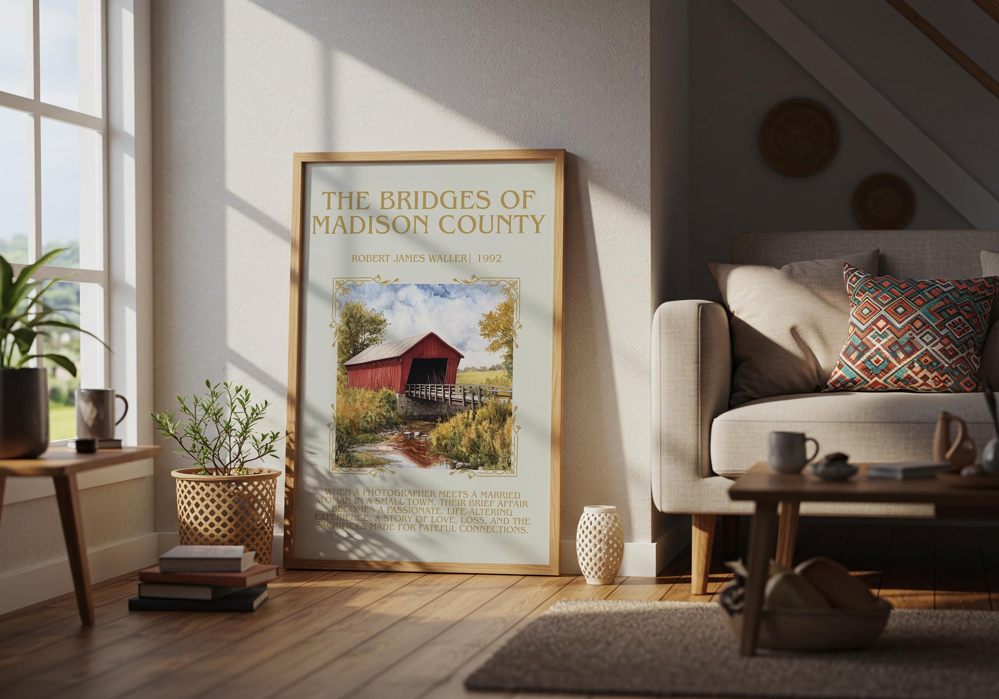 The Bridges Of Madison County by Robert James Waller | Descriptive Book Poster | Blurby