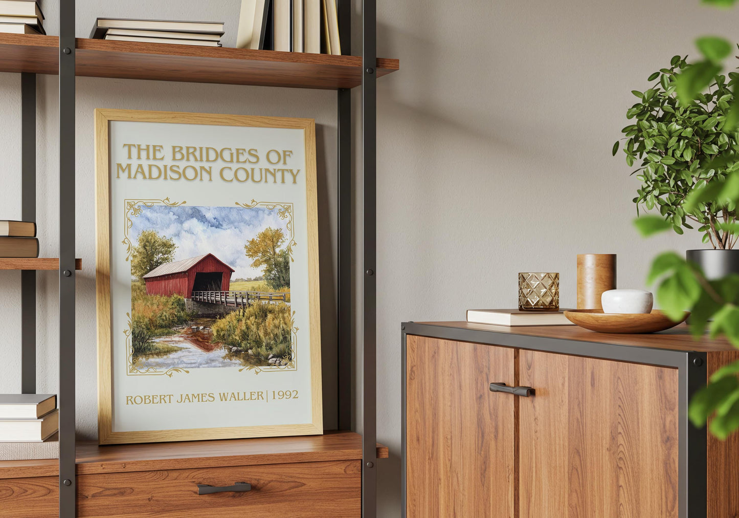 The Bridges of Madison County by Robert James Waller | Descriptive Book Poster | Minimalist