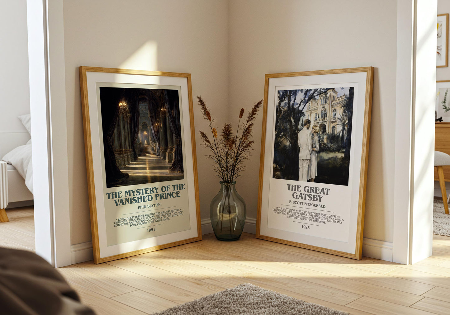 The Mystery Of The Vanished Thief by Enid Blyton | Descriptive Modern Book Art | Poster