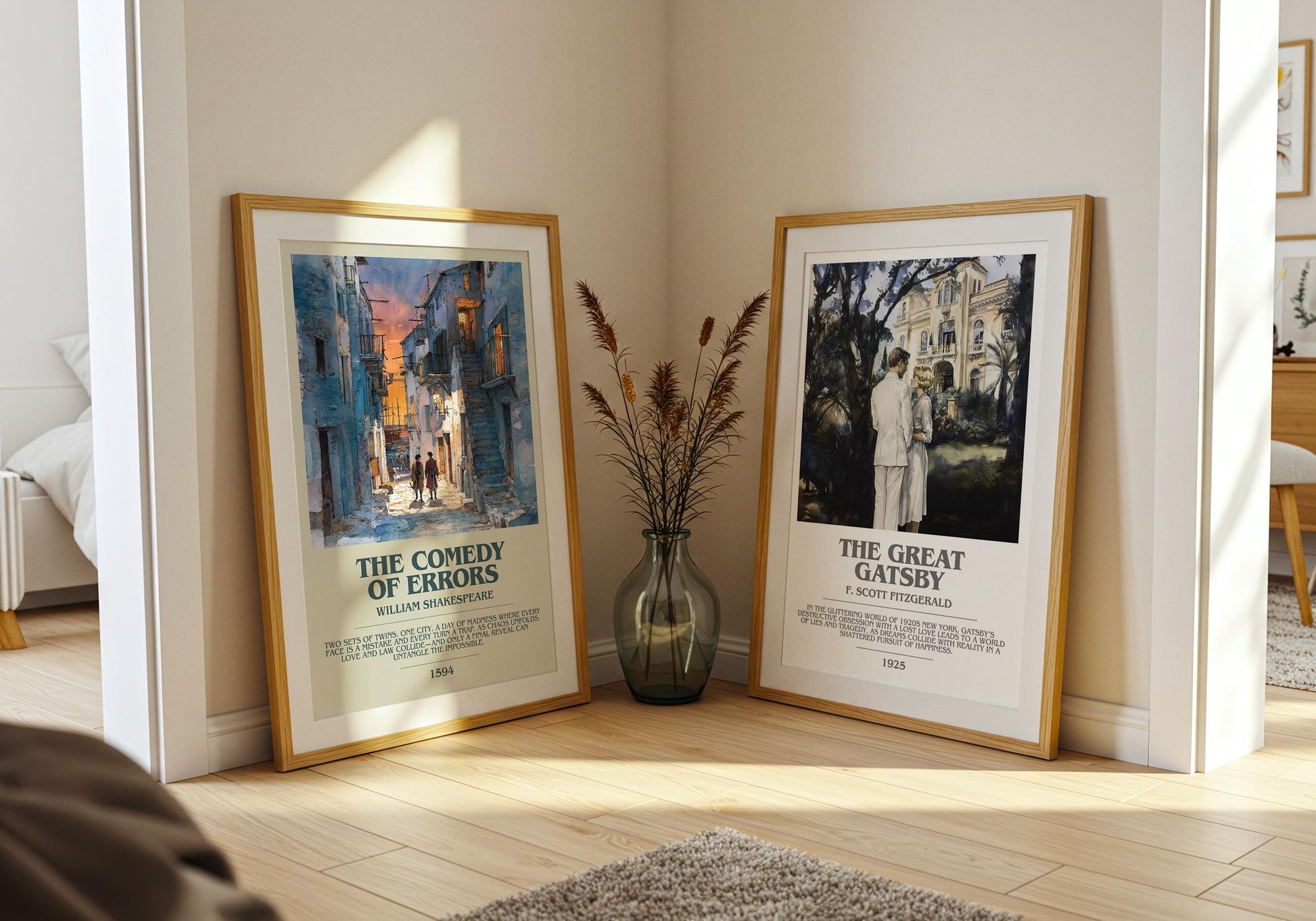 The Comedy Of Errors by William Shakespeare | Descriptive Modern Book Art | Poster