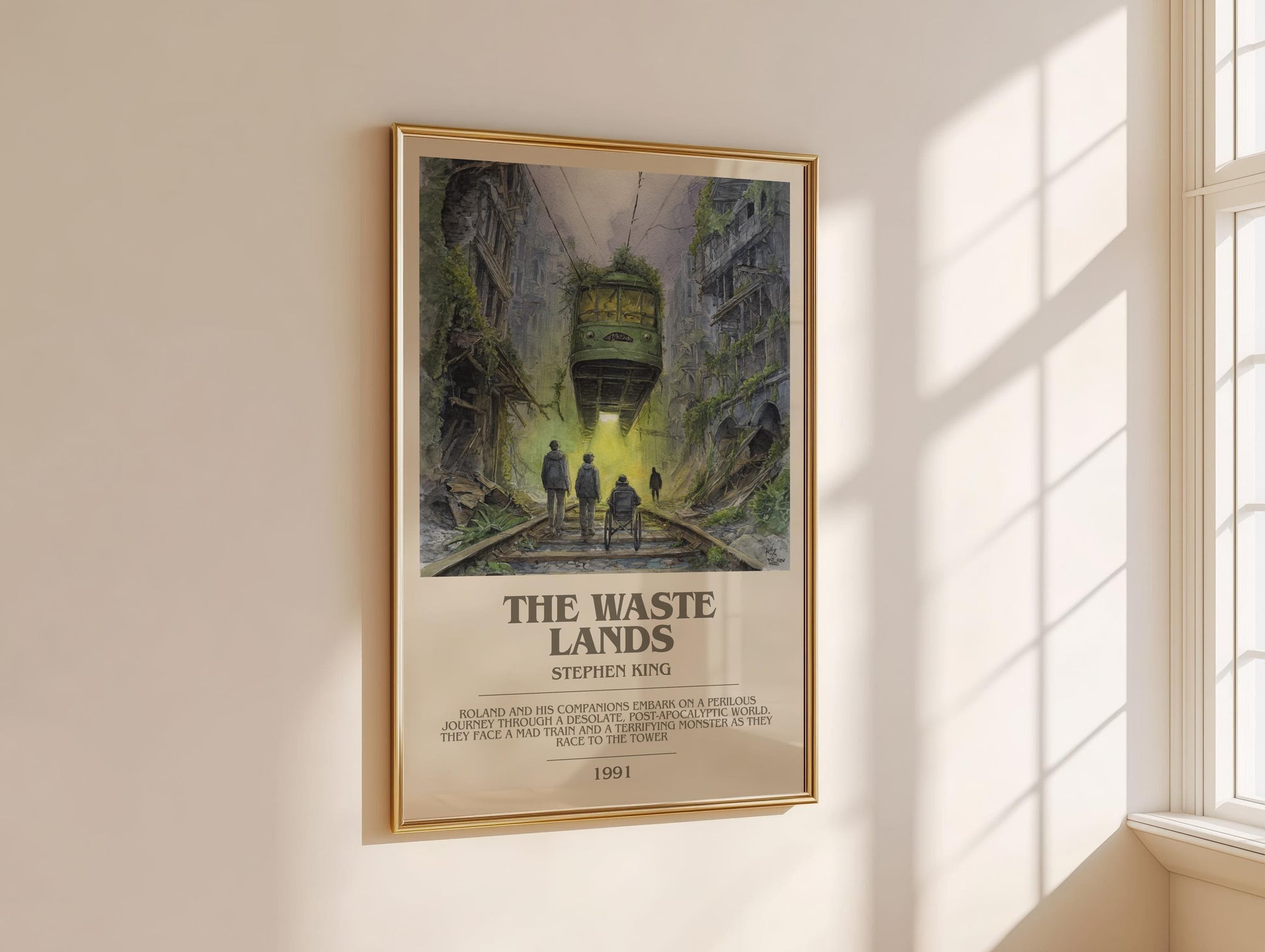 The waste lands bookish book poster framed on wall – fantasy wall art