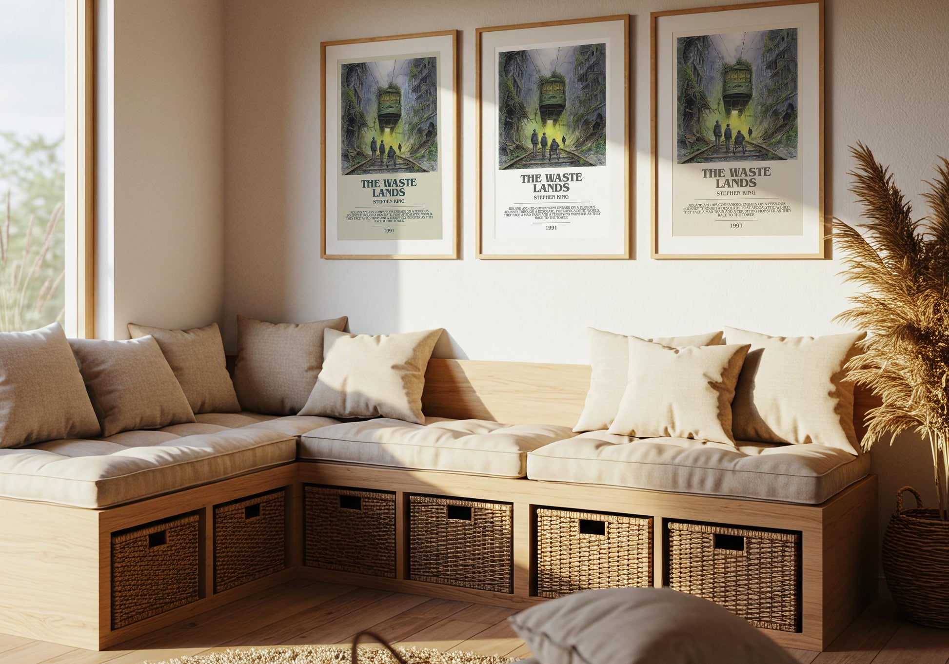 The waste lands bookish poster paired in gallery wall – literary art prints