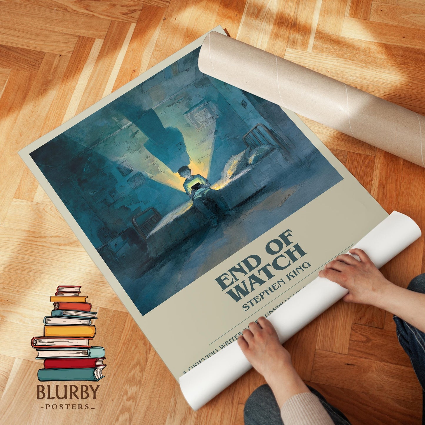 End of Watch book poster packaging – museum-quality print rolled in protective tube