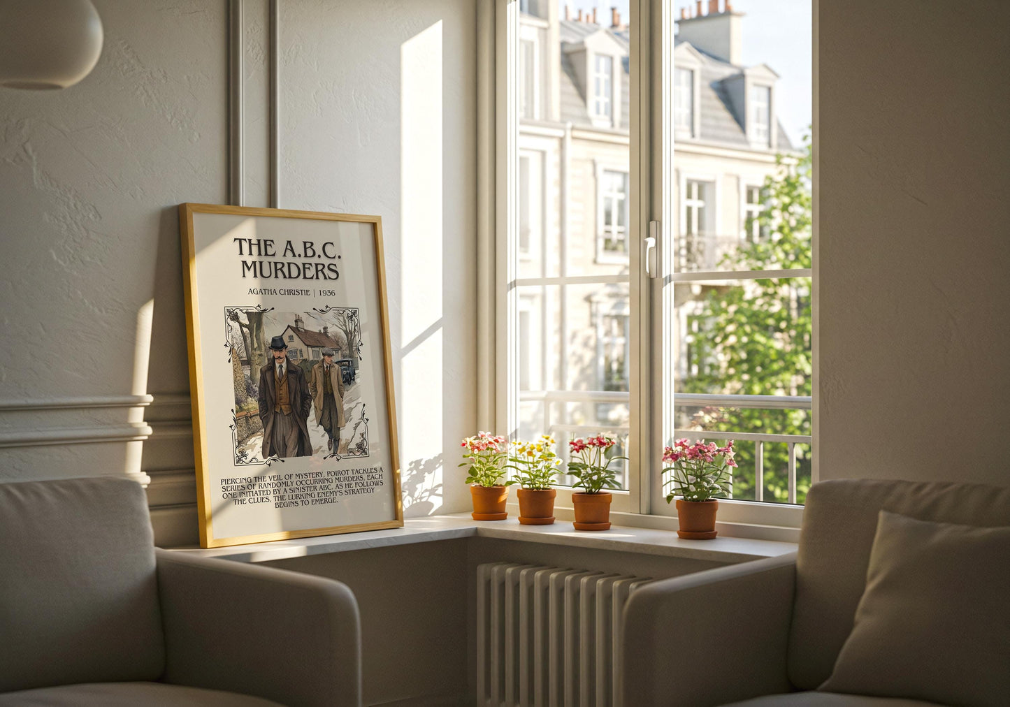 The ABC Murders by Agatha Christie | Descriptive Book Poster | Blurby