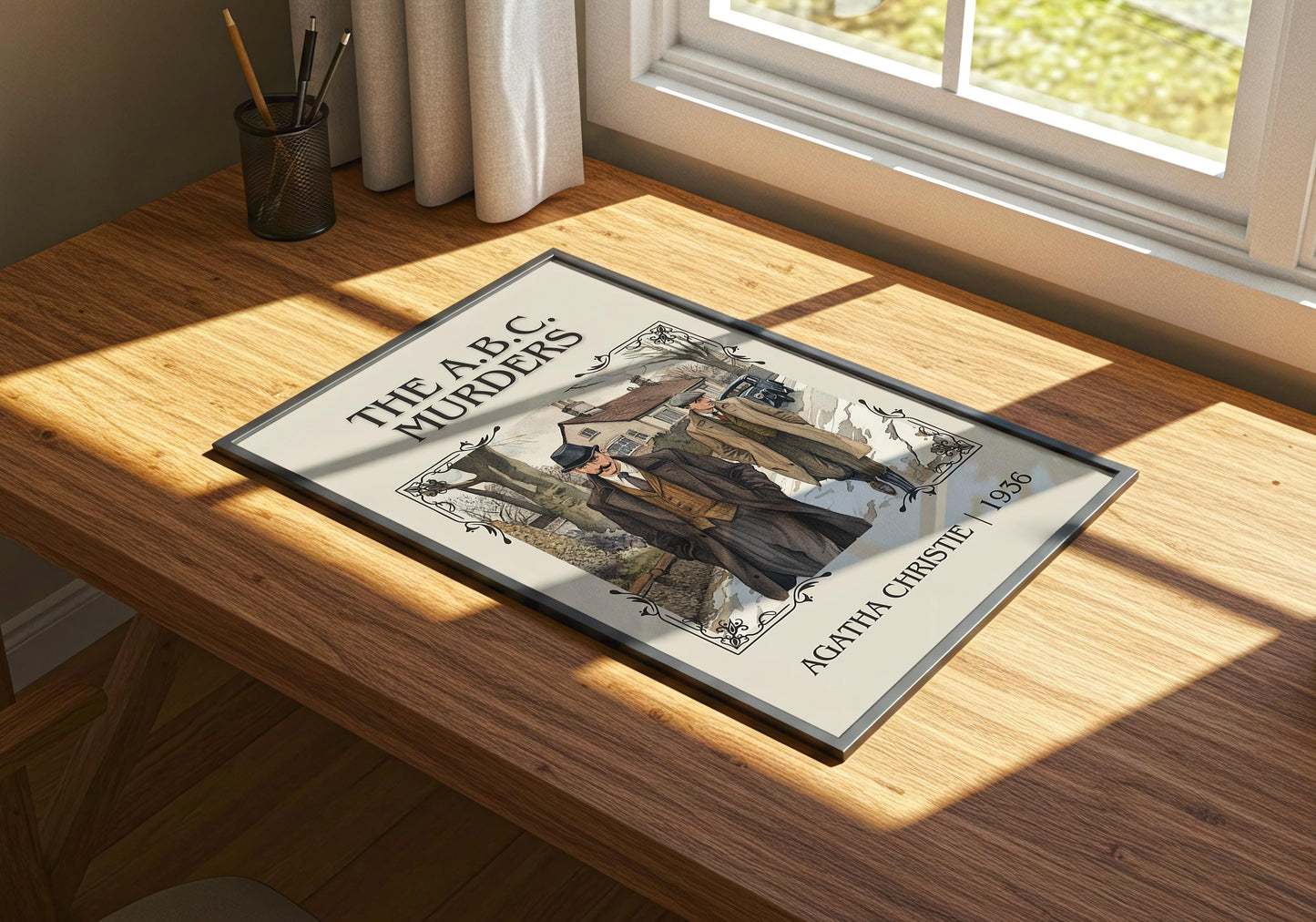 The ABC Murders by Agatha Christie | Descriptive Book Poster | Minimalist