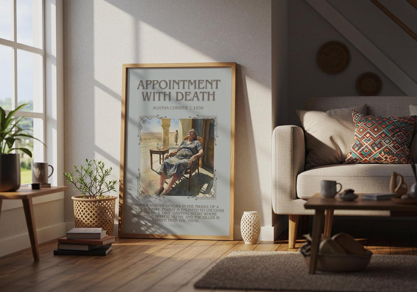 Appointment With Death by Agatha Christie | Descriptive Book Poster | Blurby