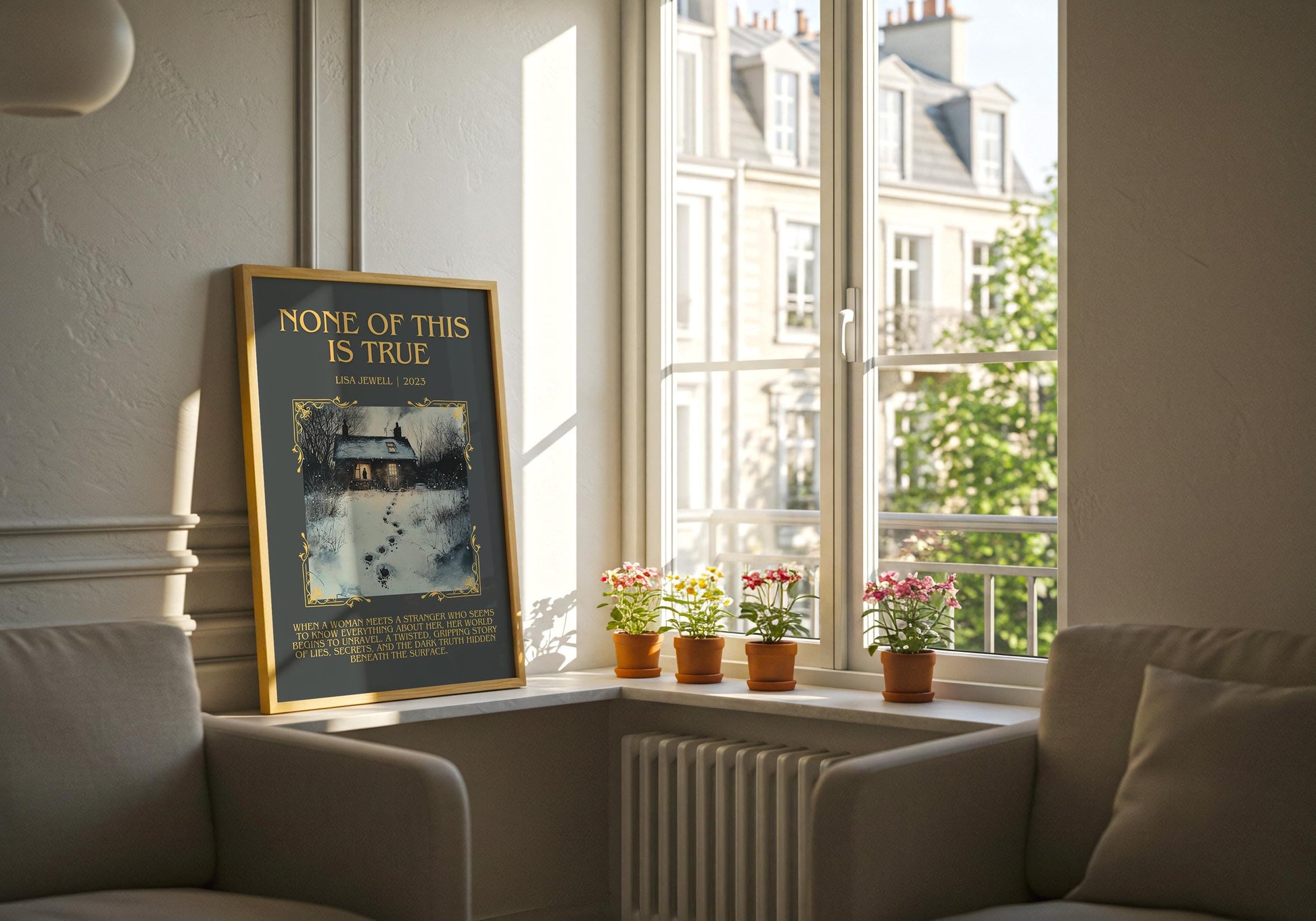 None Of This Is True by Lisa Jewell | Descriptive Book Poster | Blurby