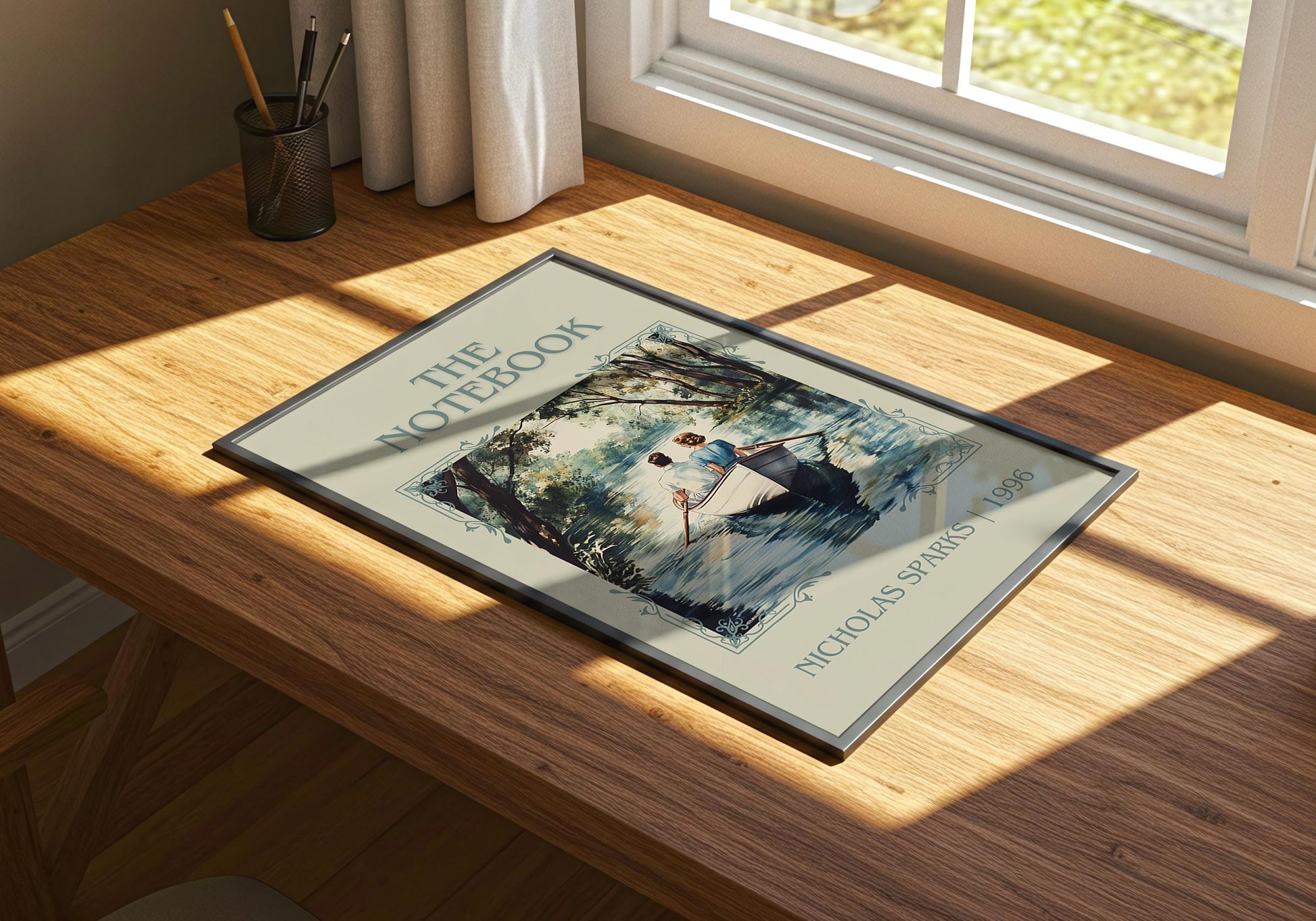 The Notebook by Nicholas Sparks | Descriptive Book Poster | Minimalist