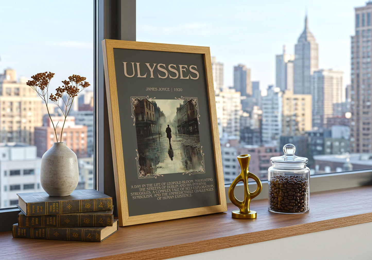 Ulysses by James Joyce | Descriptive Book Poster | Blurby