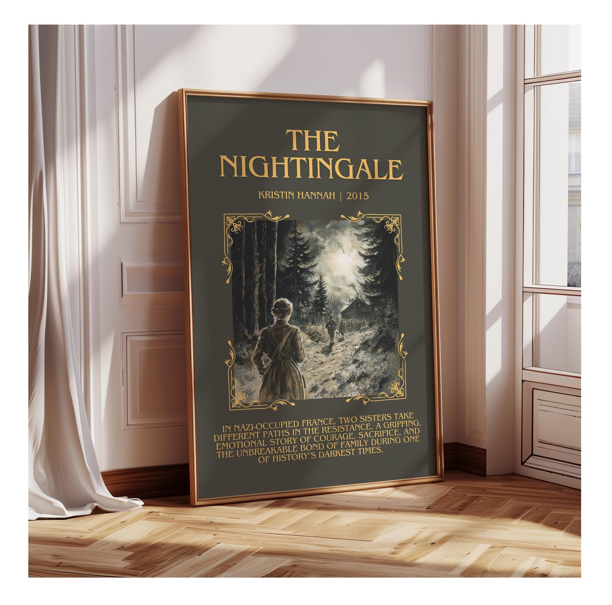 The Nightingale by Kristin Hannah | Descriptive Book Poster | Blurby
