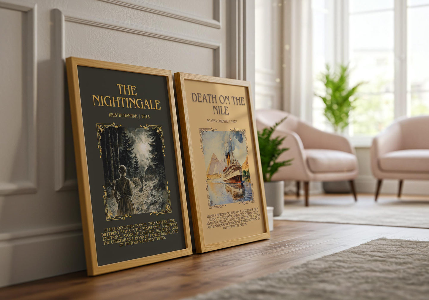 The Nightingale by Kristin Hannah | Descriptive Book Poster | Blurby