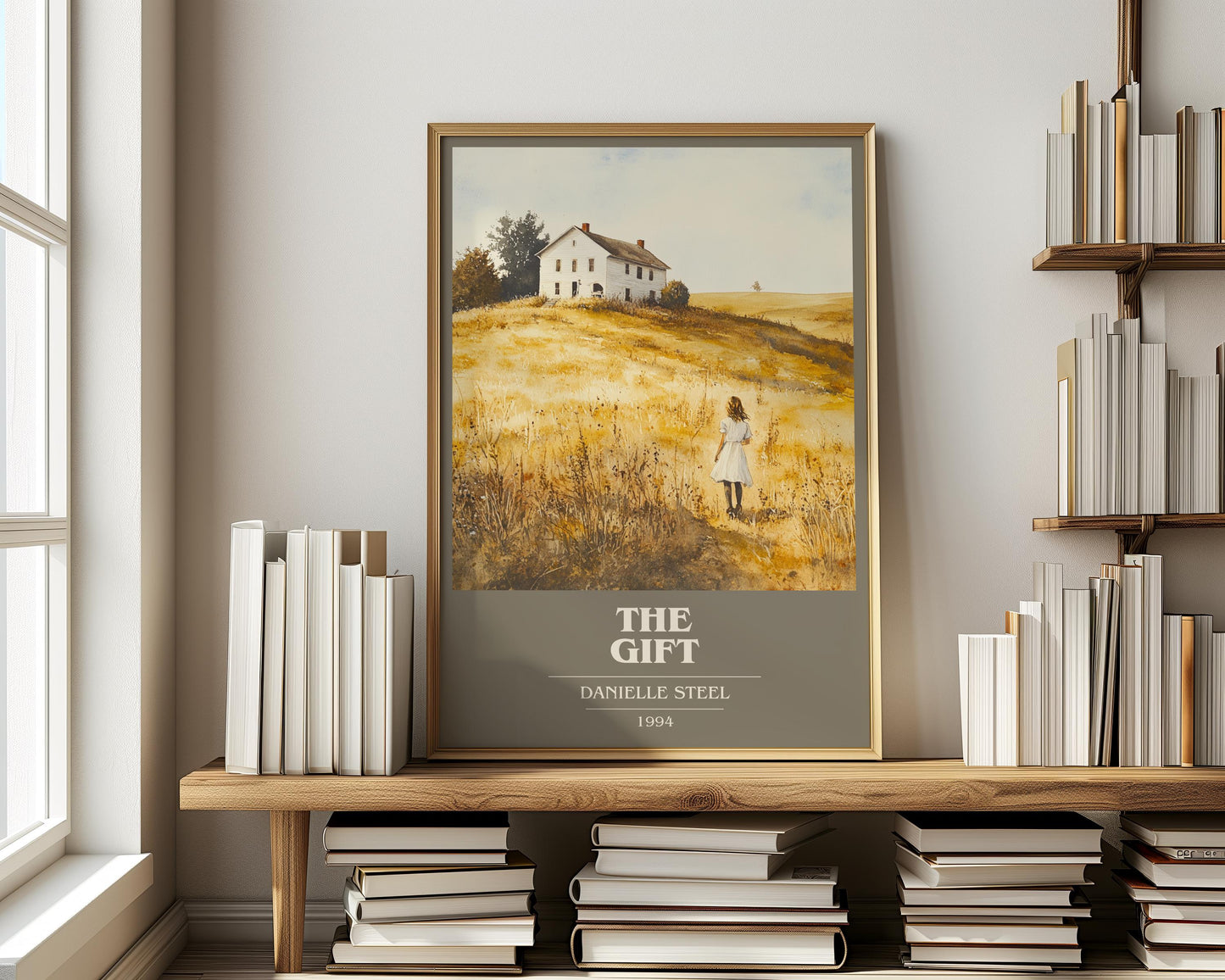 The Gift book cover poster paired in gallery wall – literary art prints
