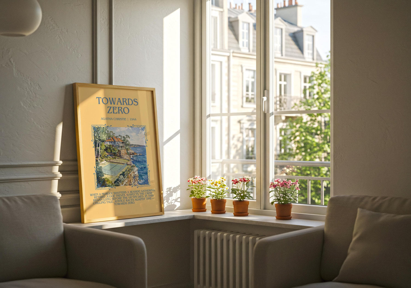 Towards Zero by Agatha Christie | Descriptive Book Poster | Blurby