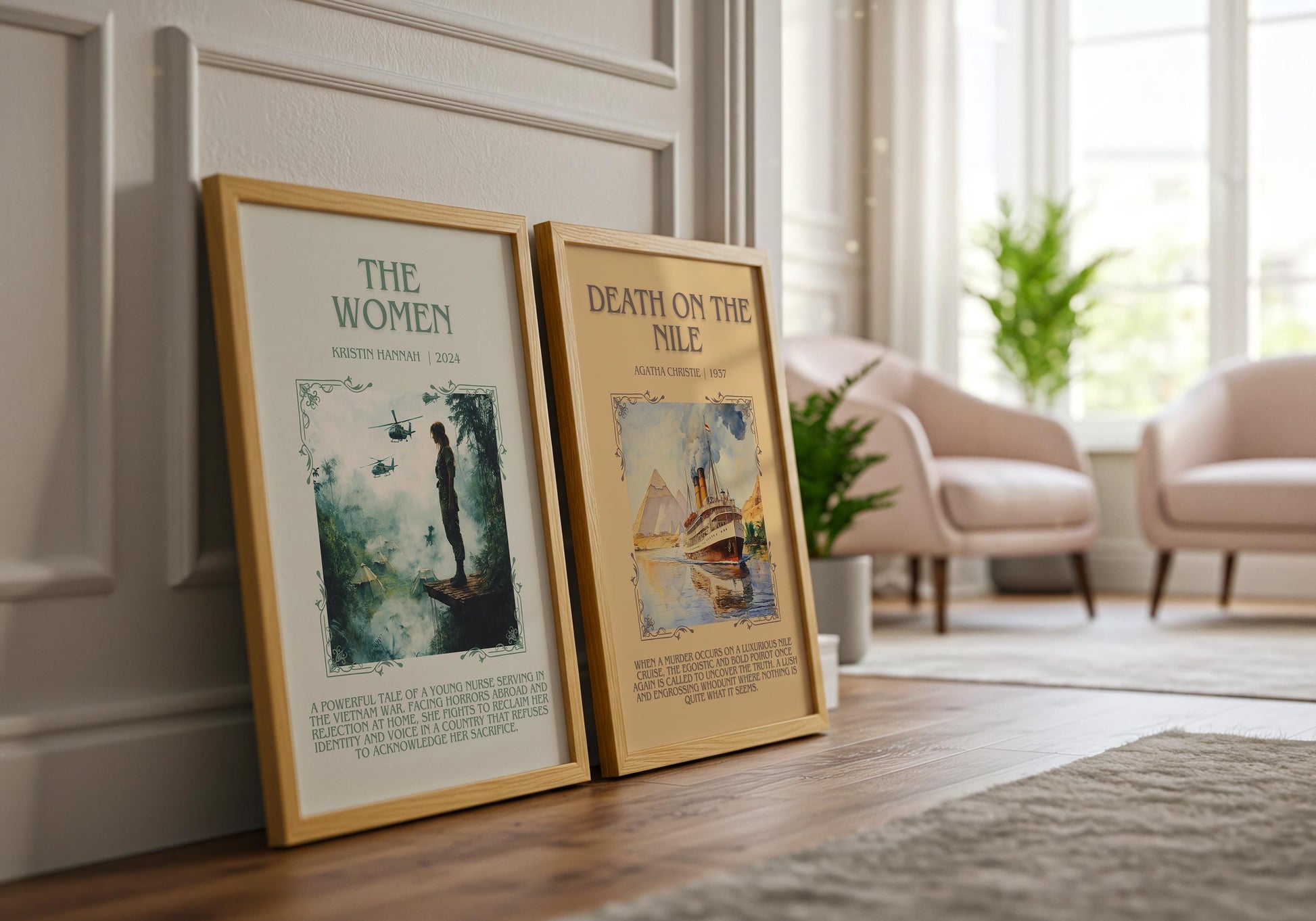 The Women by Kristin Hannah | Descriptive Book Poster | Blurby