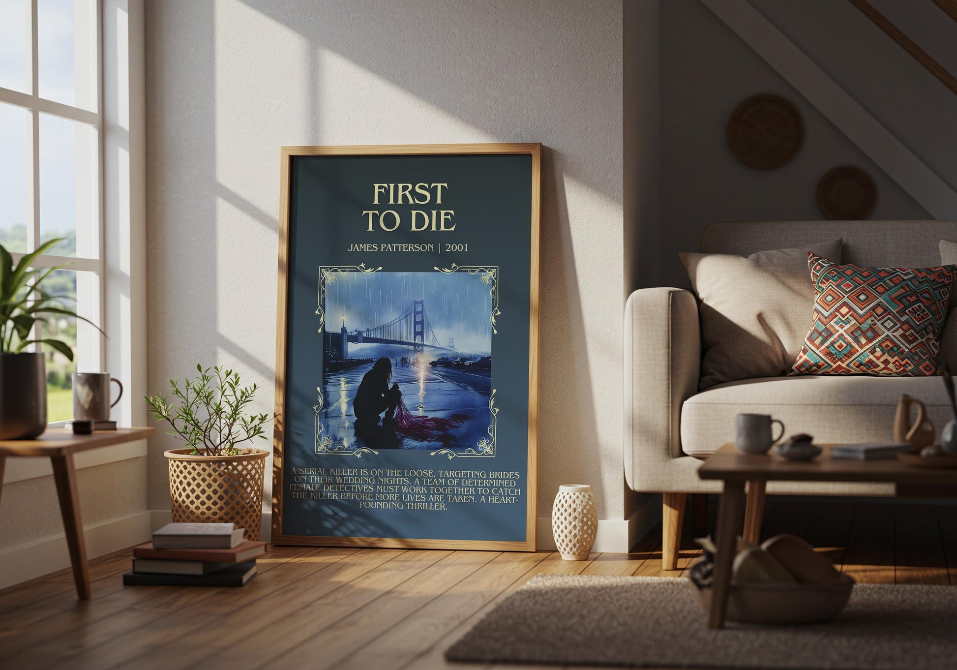 First To Die by James Patterson | Descriptive Book Poster | Blurby
