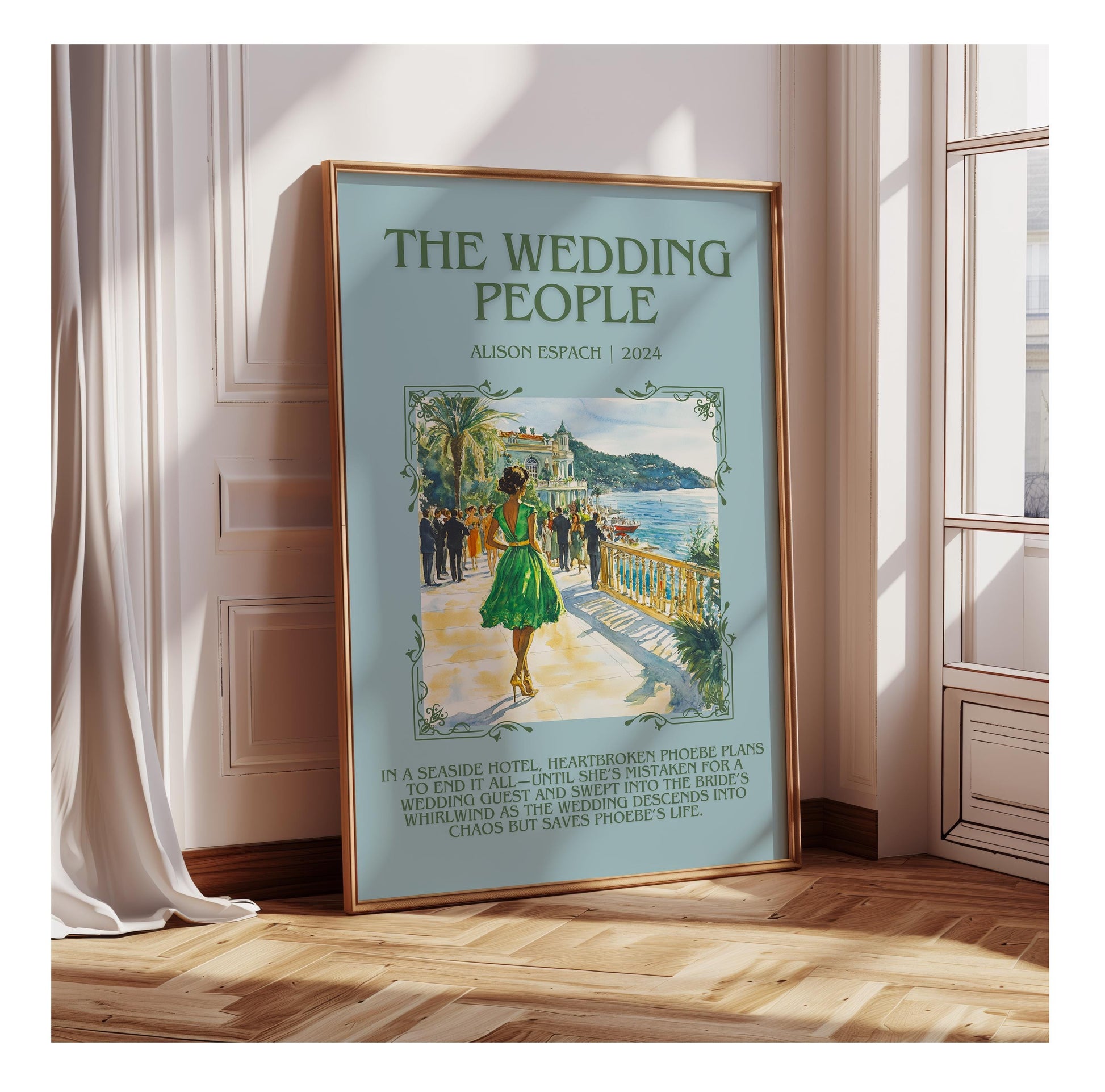 The Wedding People by Alison Espach | Descriptive Book Poster | Blurby