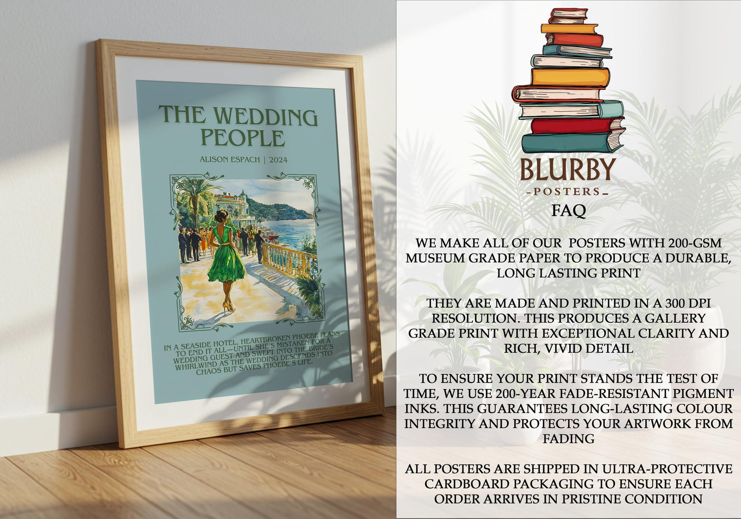 The Wedding People by Alison Espach | Descriptive Book Poster | Blurby