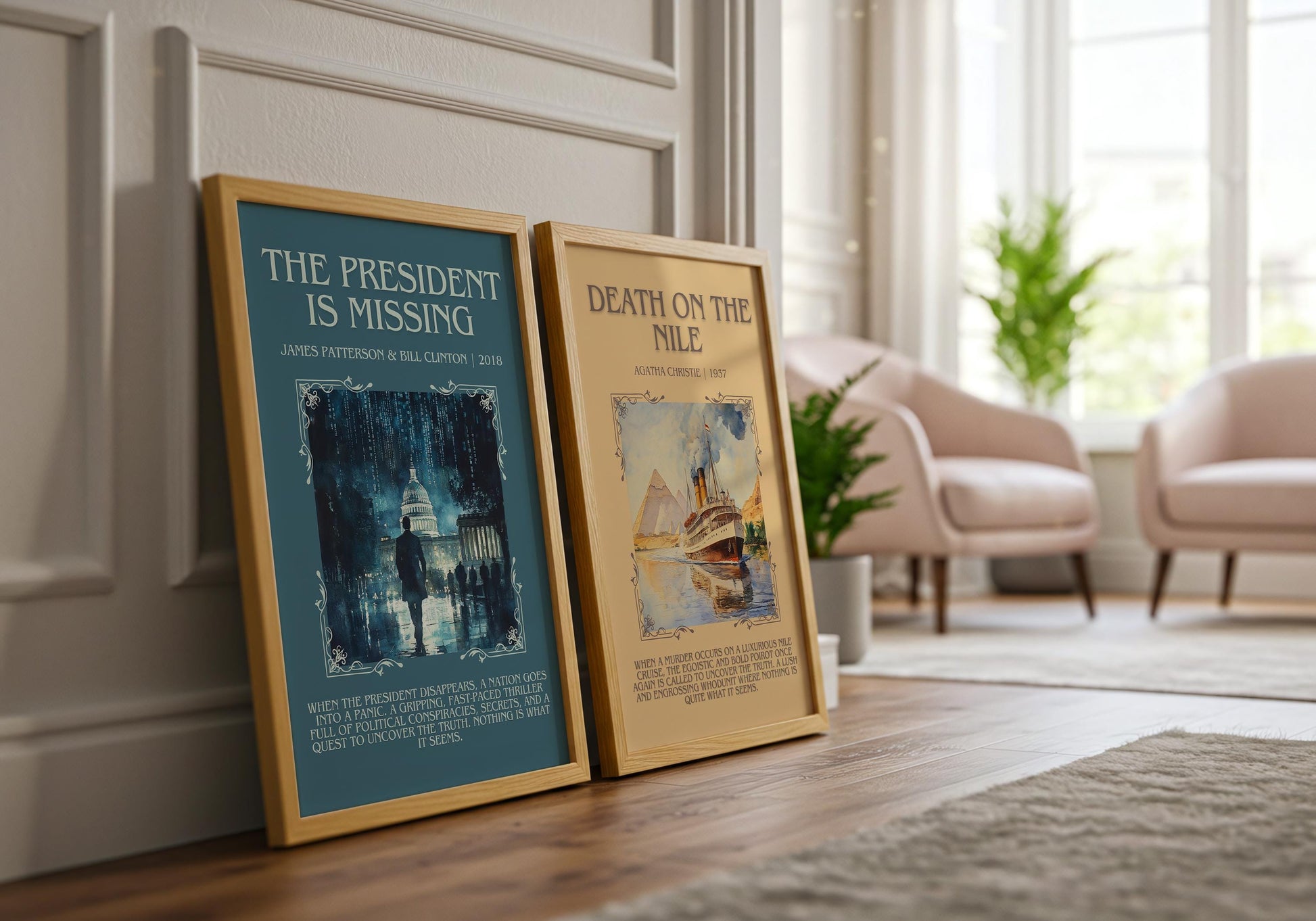 The President Is Missing by James Patterson | Descriptive Book Poster | Blurby