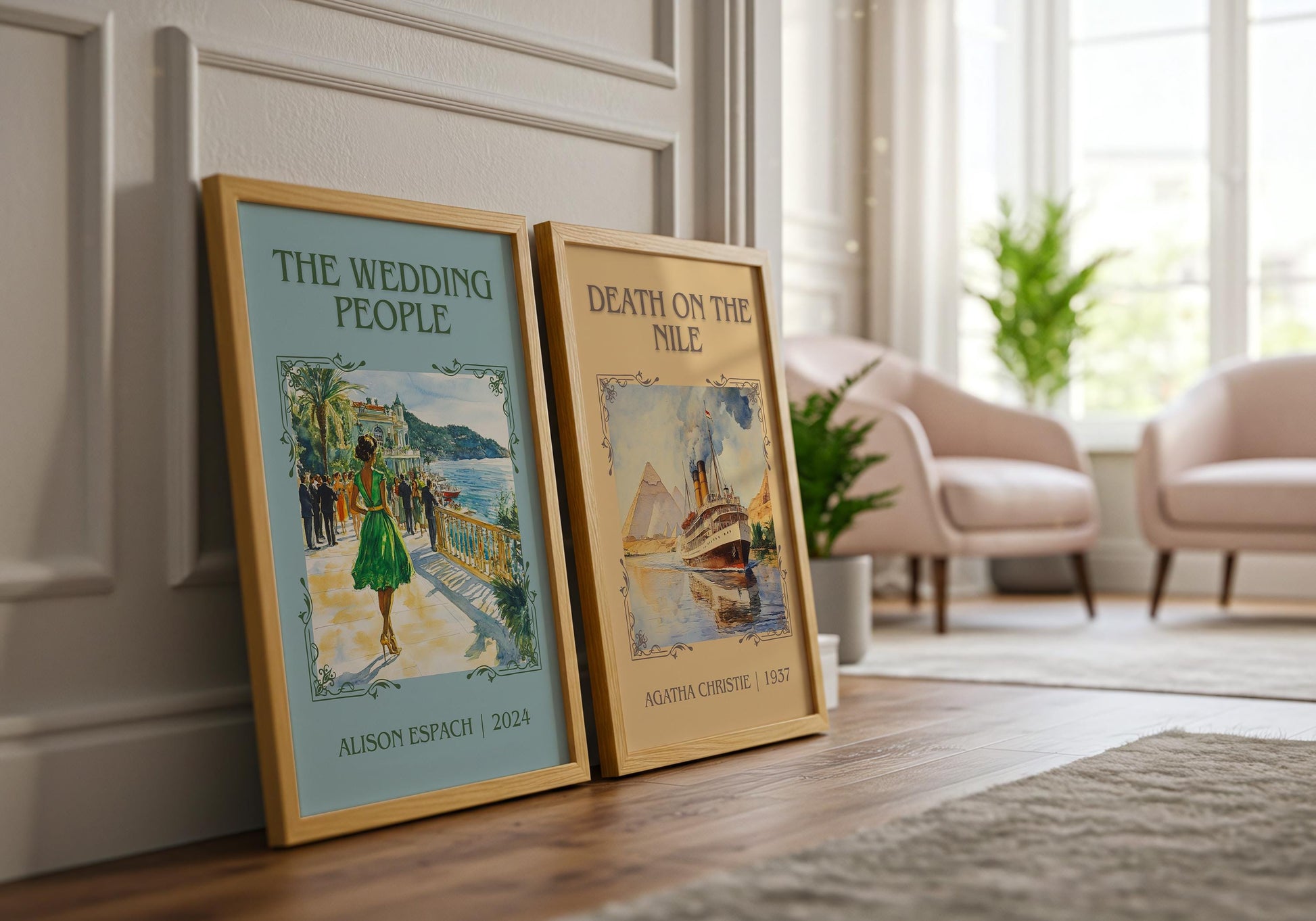 The Wedding People by Alison Espach | Descriptive Book Poster | Minimalist