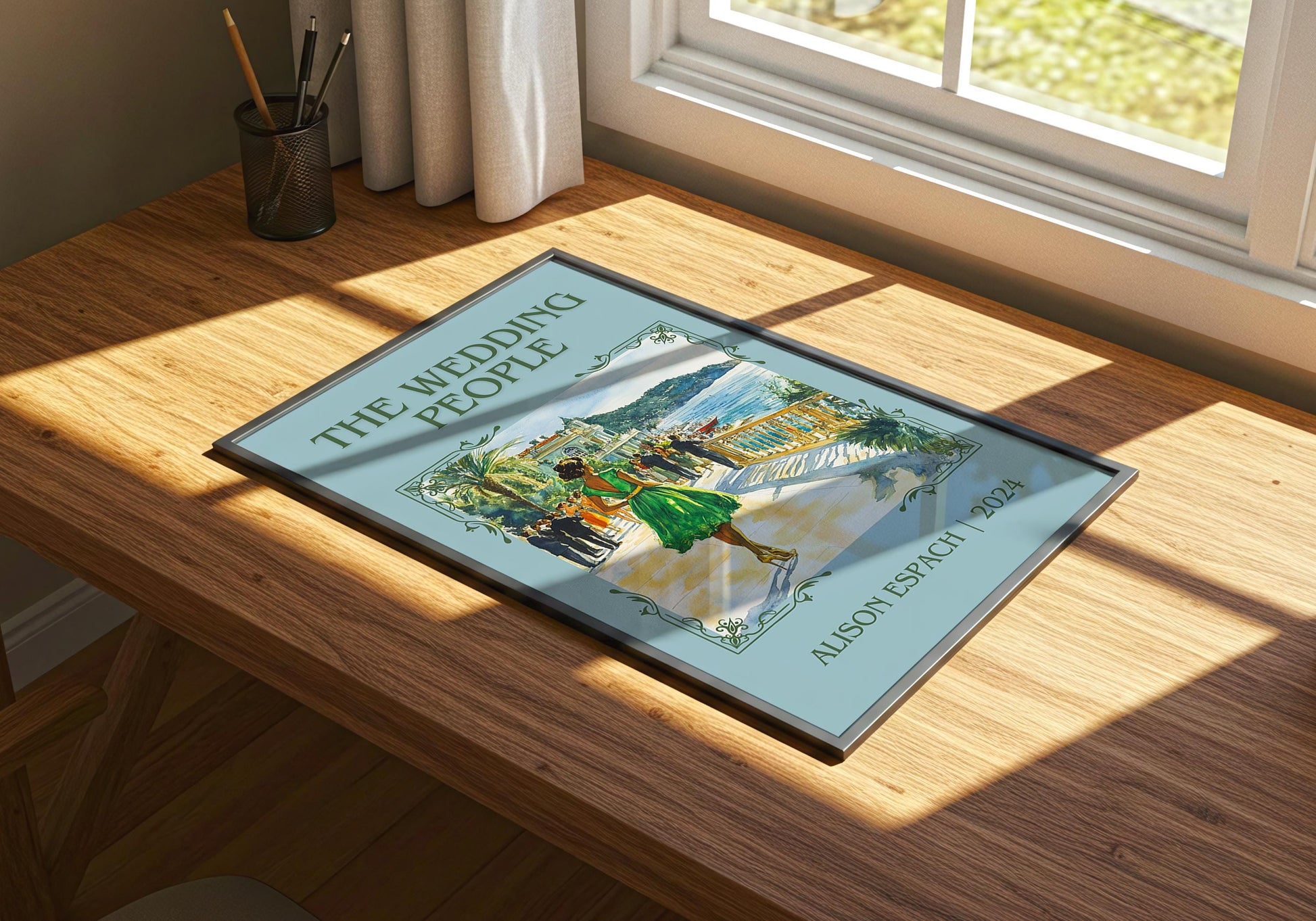 The Wedding People by Alison Espach | Descriptive Book Poster | Minimalist