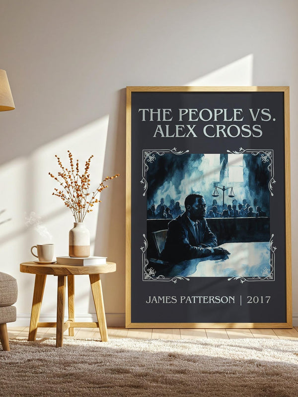 The People Vs. Alex Cross classic book art print paper finish options – matte satin gloss