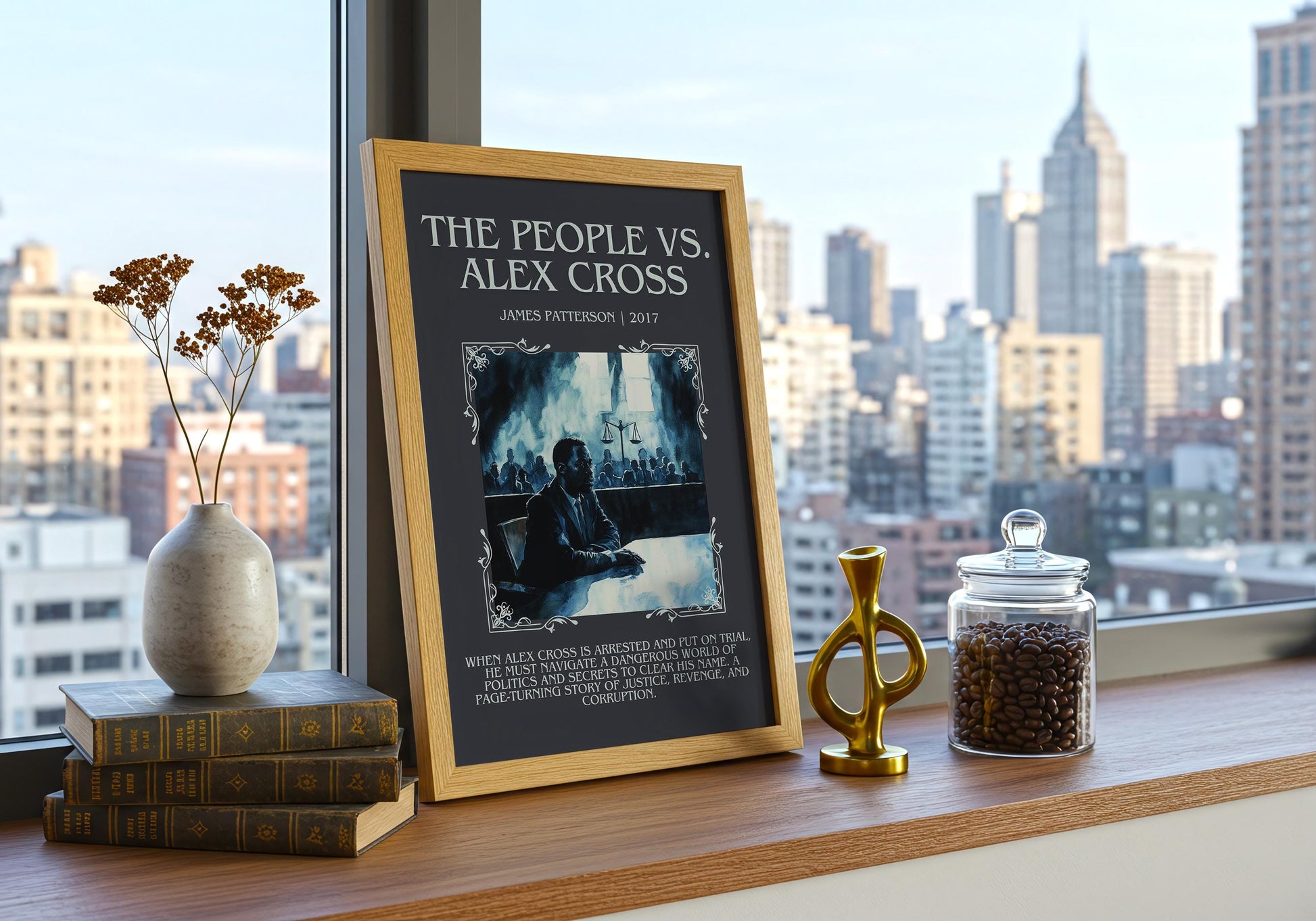 The People vs Alex Cross by James Patterson | Descriptive Book Poster | Blurby