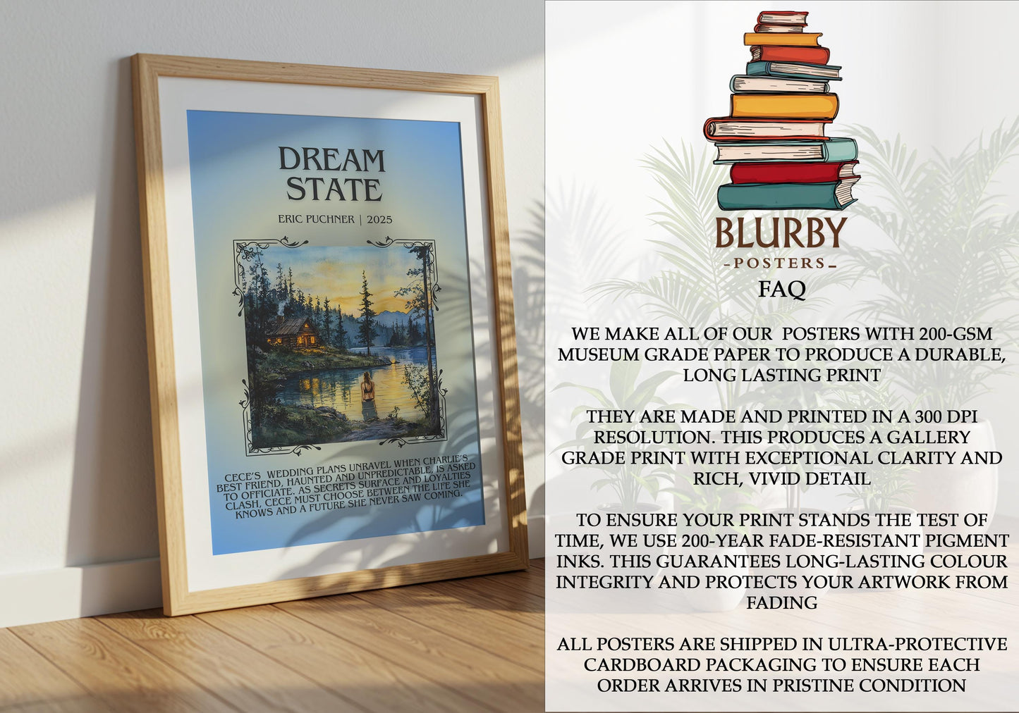 Dream State by Eric Puchner | Descriptive Book Poster | Blurby