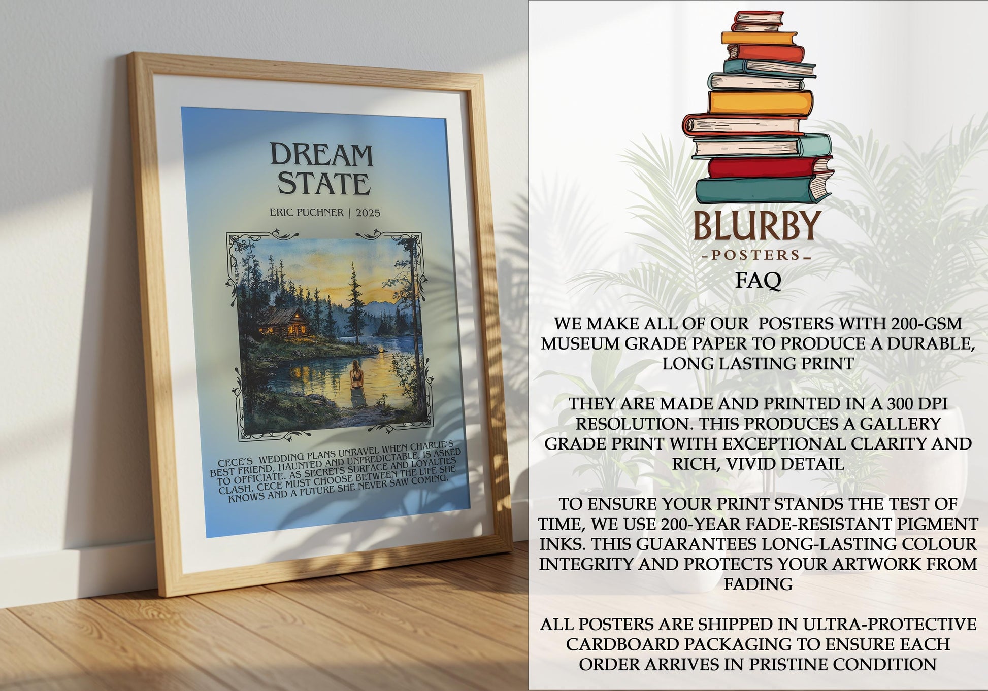 Dream State by Eric Puchner | Descriptive Book Poster | Blurby