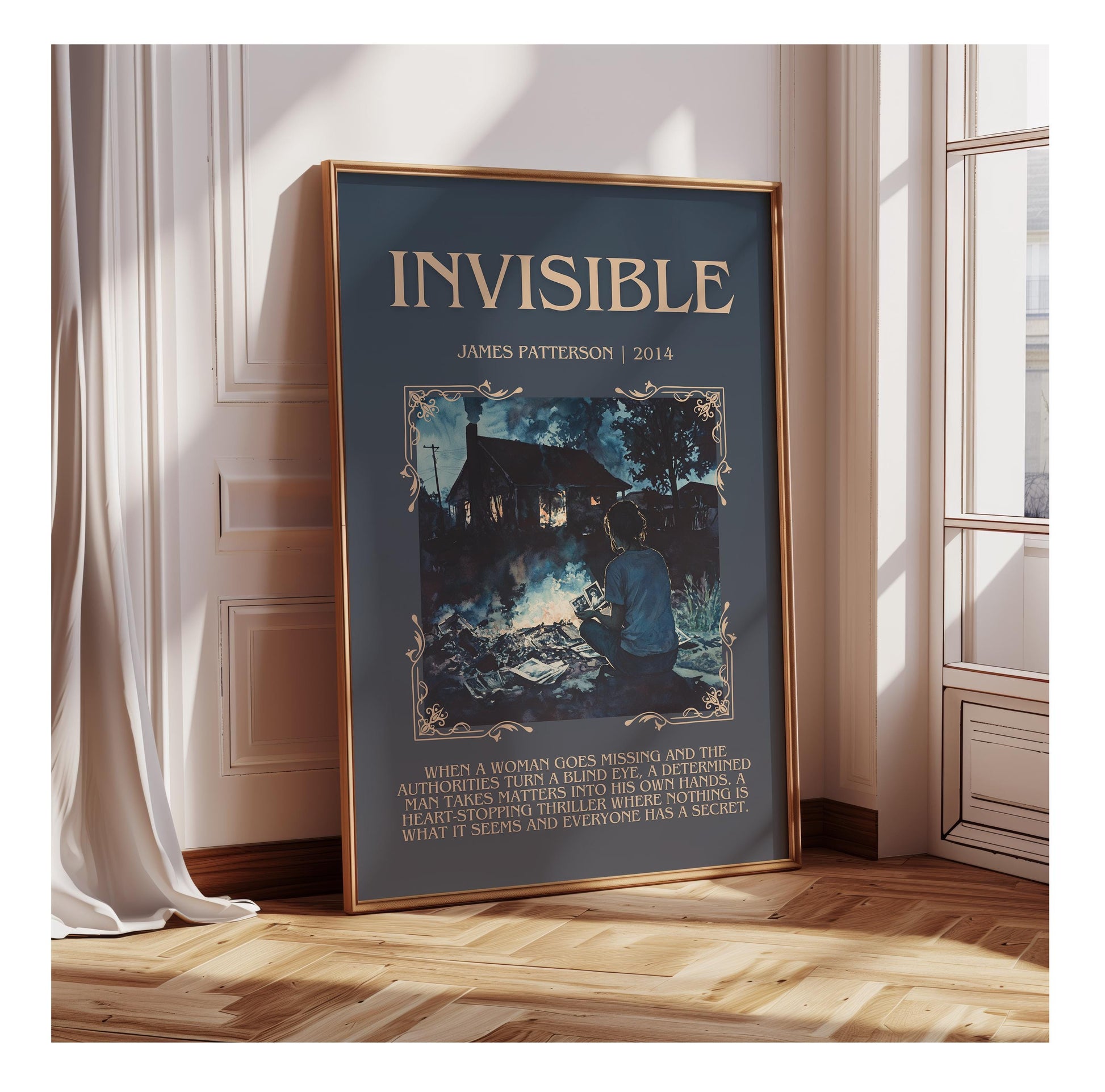 Invisible by James Patterson | Descriptive Book Poster | Blurby