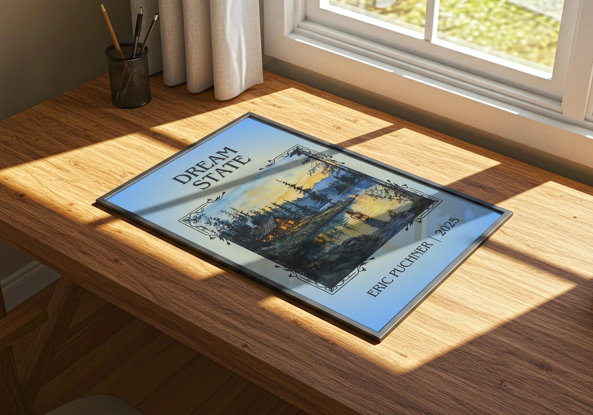 Dream State by Eric Puchner | Descriptive Book Poster | Minimalist